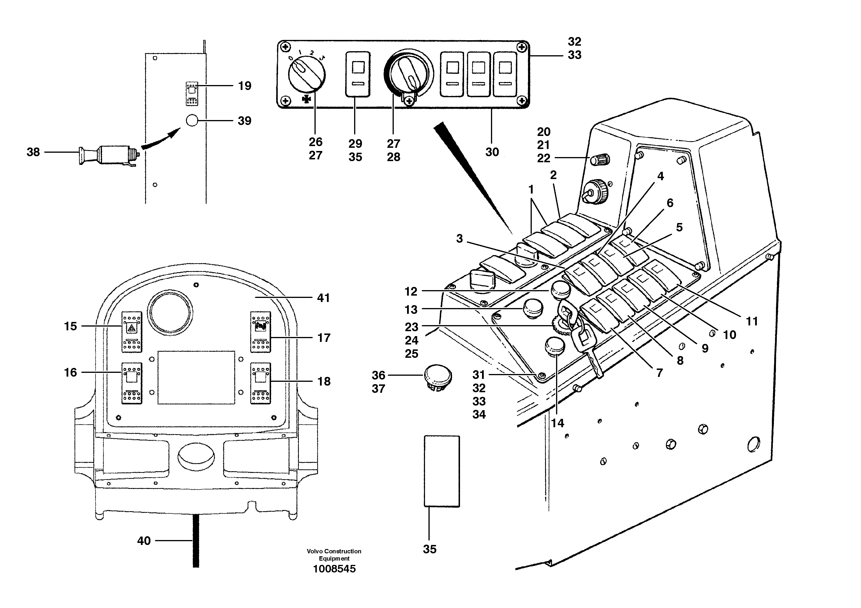 Switch CH402249 VOLVO