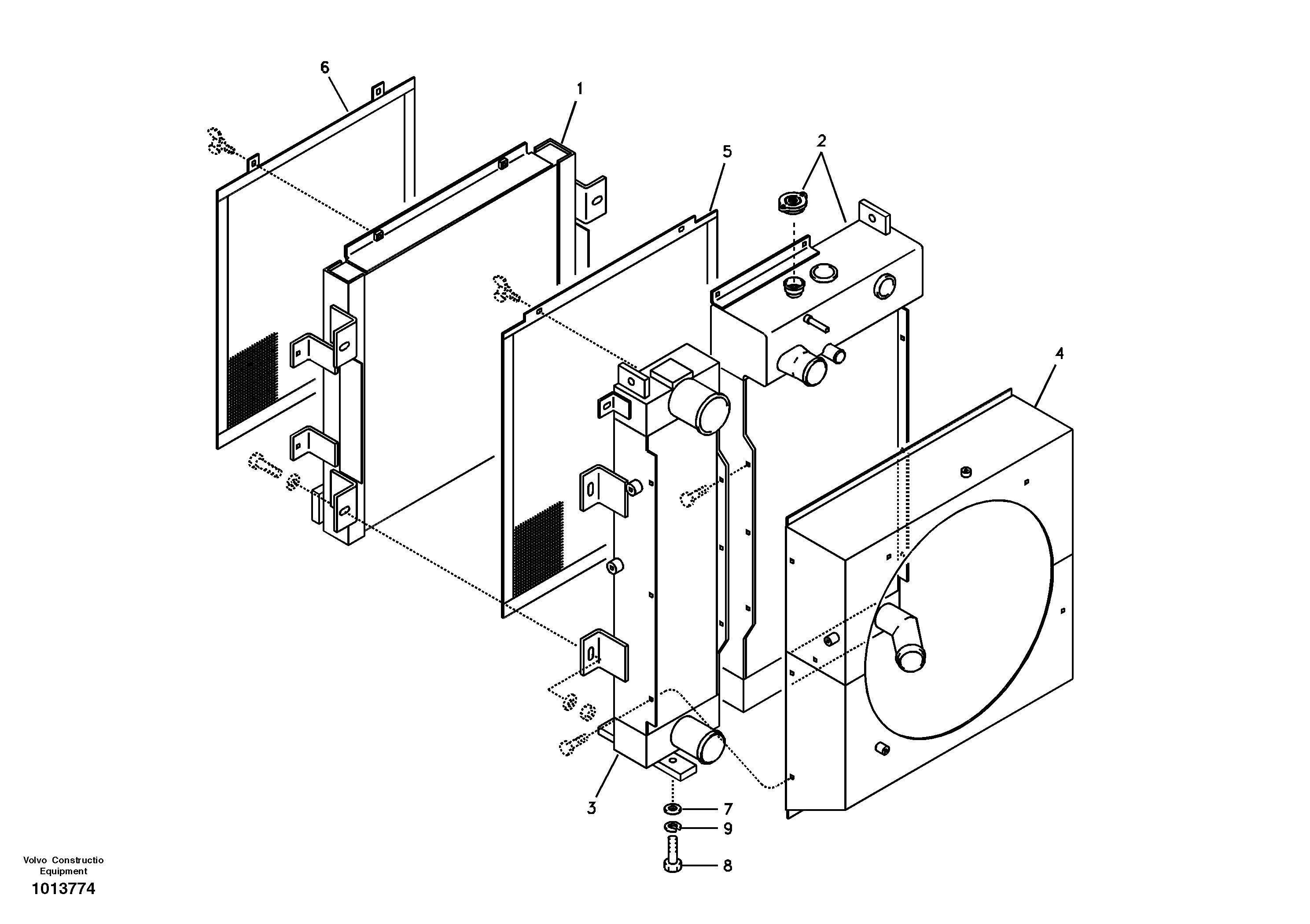 Chg Air Cooler VOE14530296 VOLVO