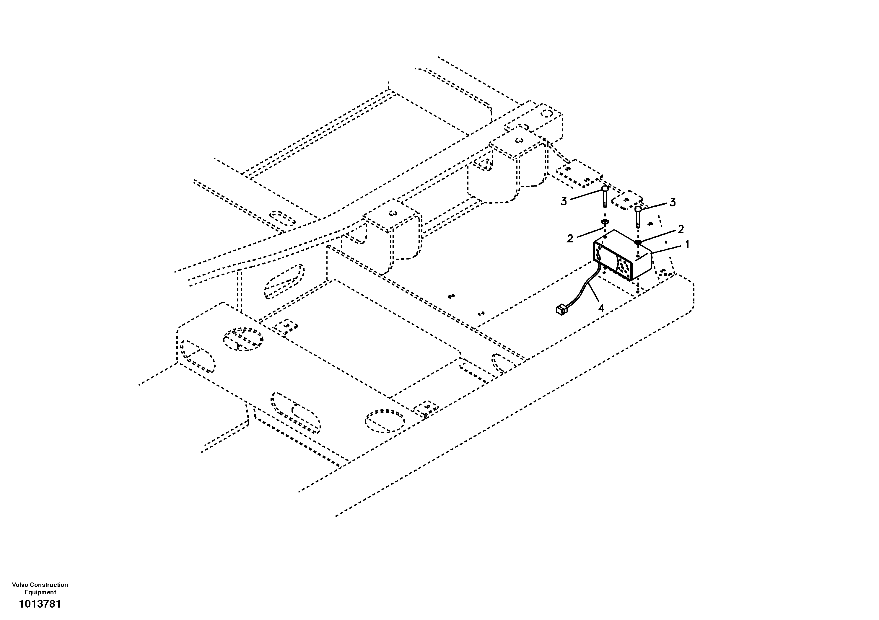 Support Leg VOE14530604 VOLVO