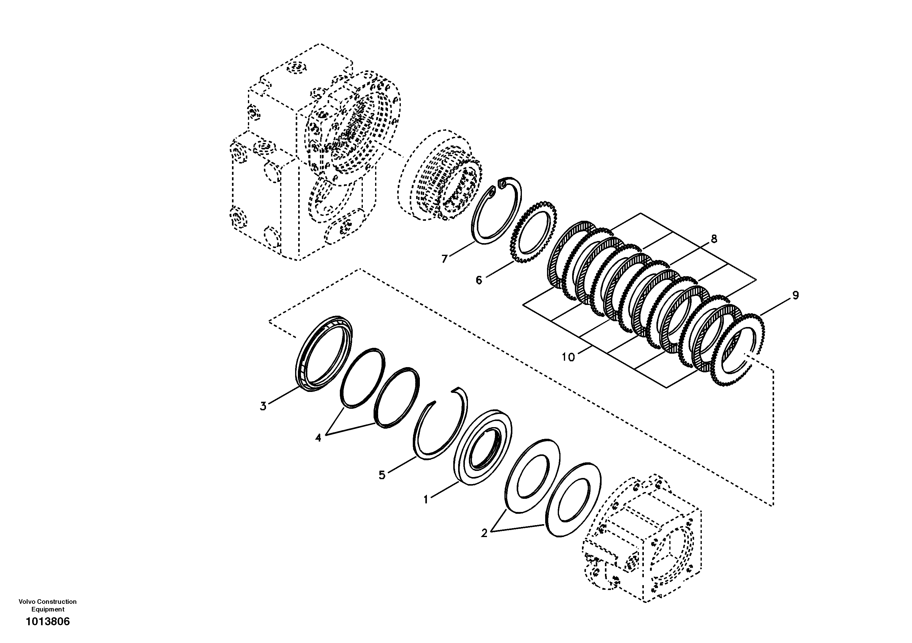 Protecting plate VOE11705185 VOLVO