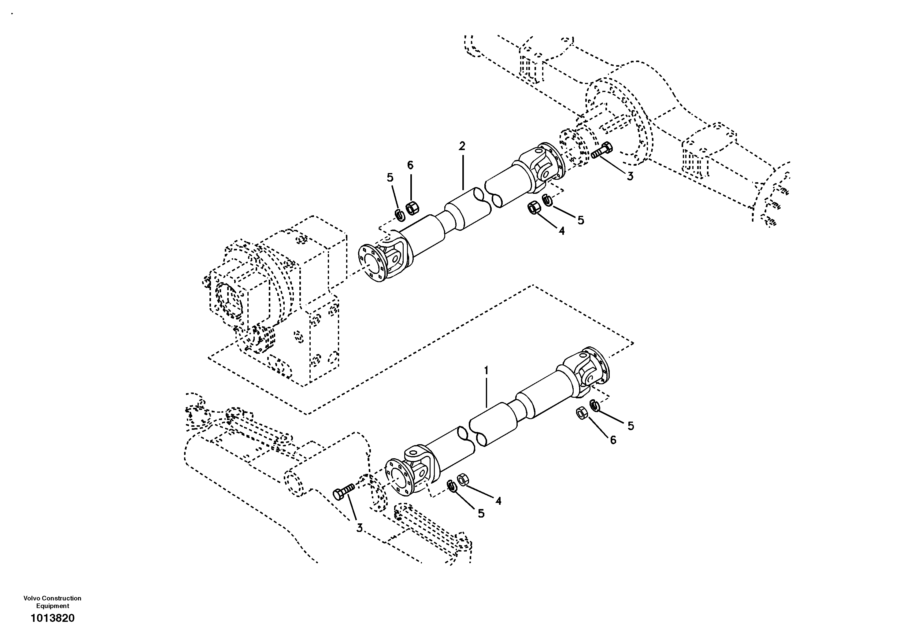 Mounting rail VOE993040 VOLVO
