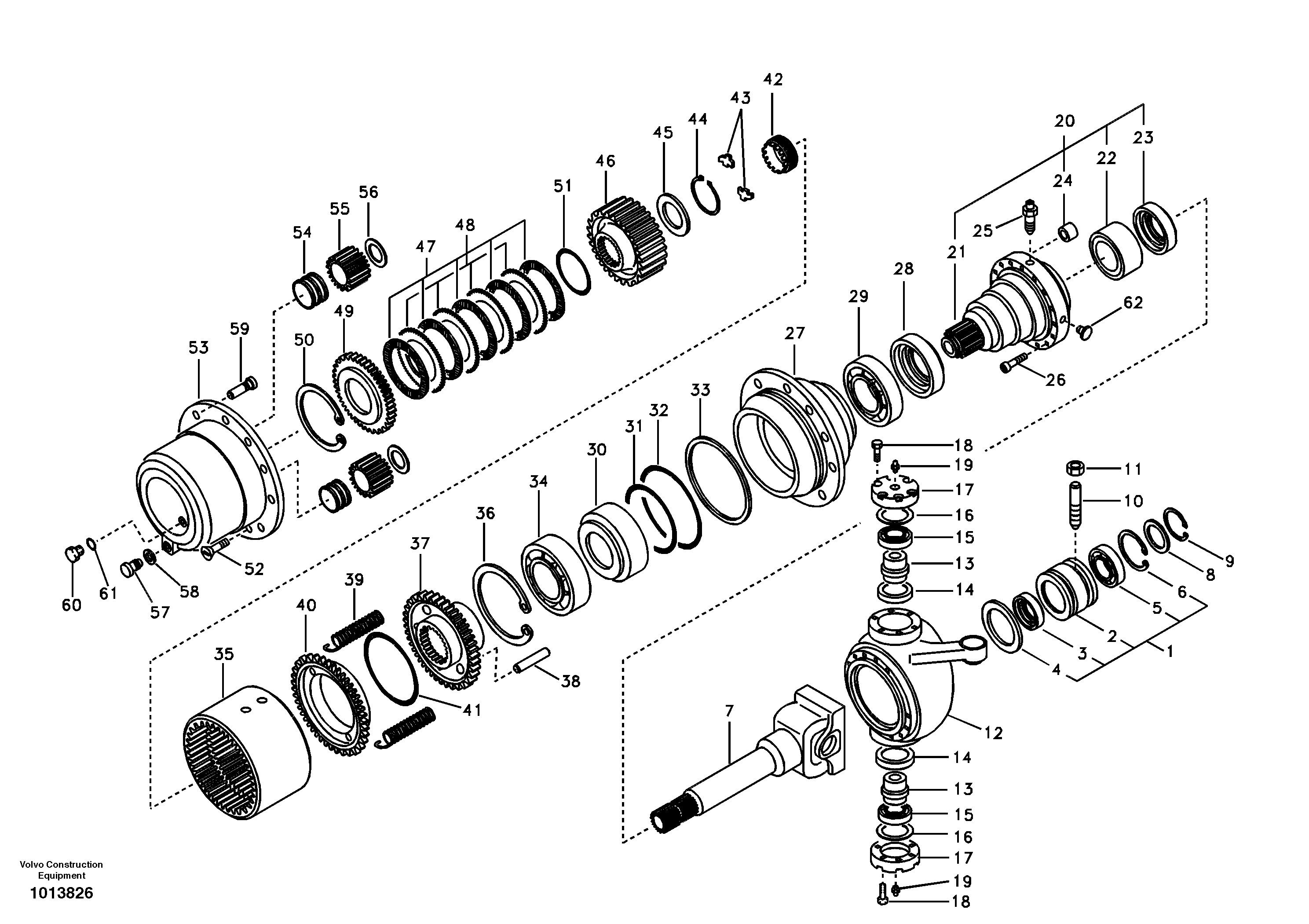 Piston pump SA9541-01062 VOLVO