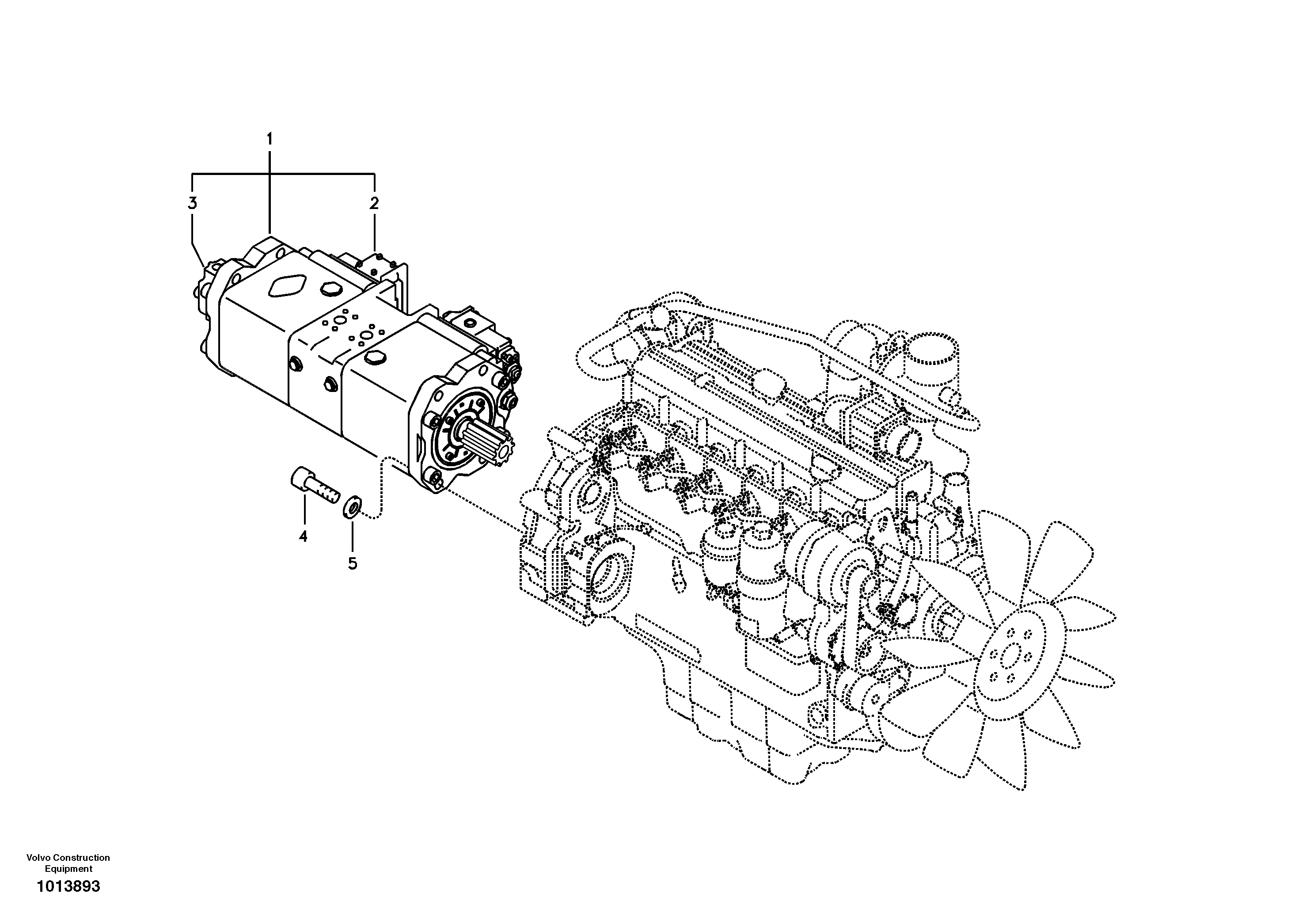 Gear Pump SA715265 VOLVO