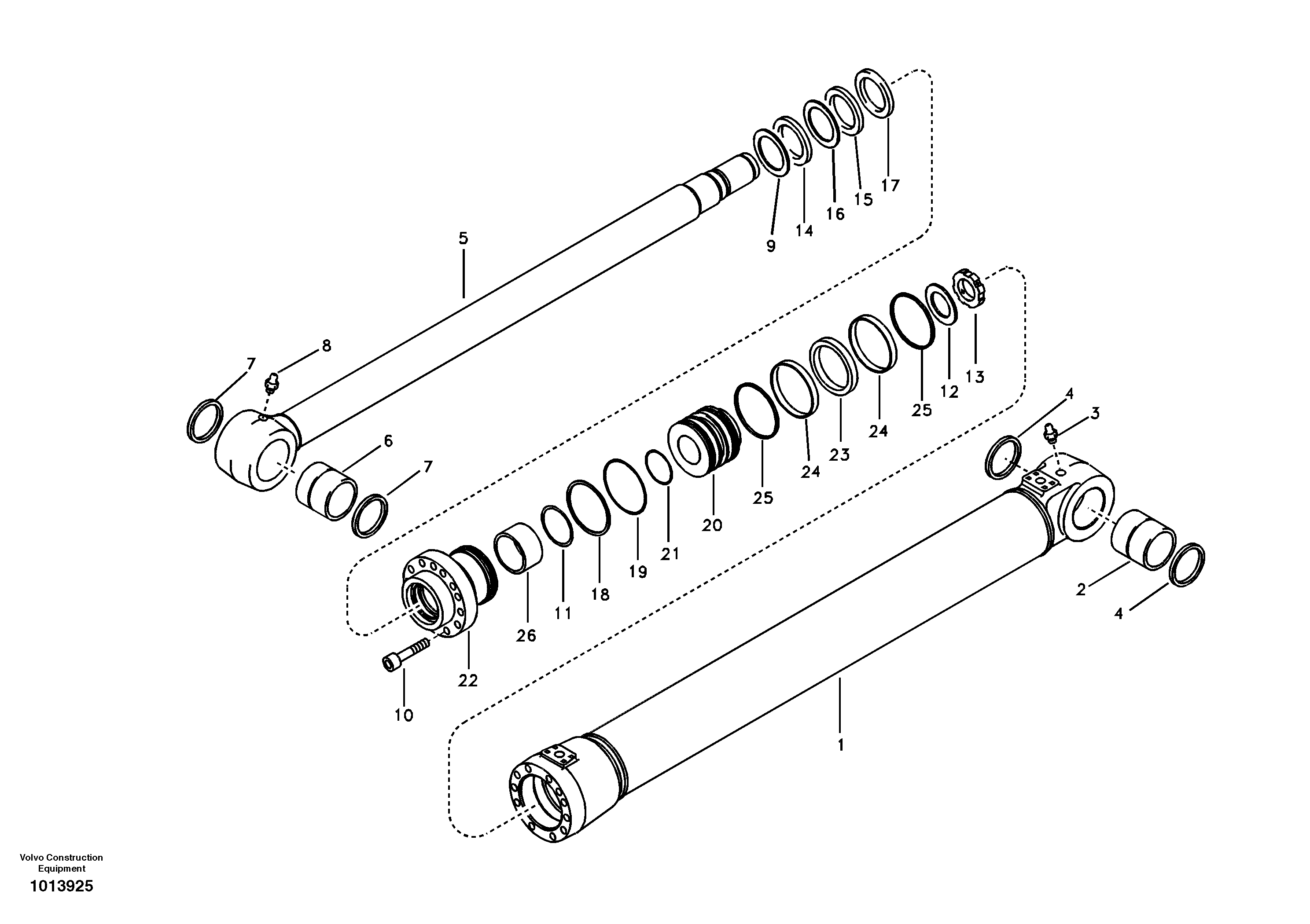 Lock nut SA1046-02460 VOLVO