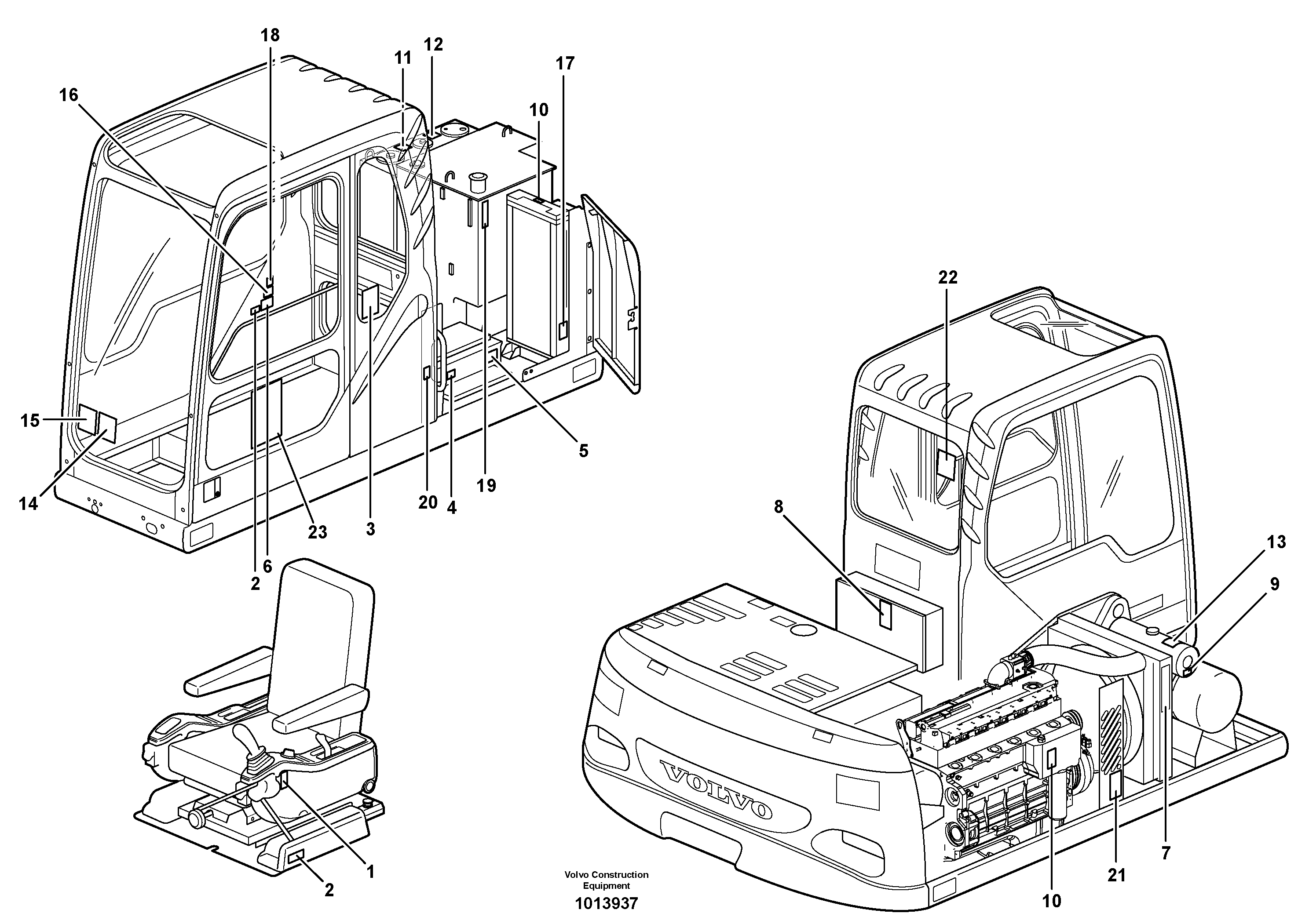 Cylinder Block VOE14380680 VOLVO