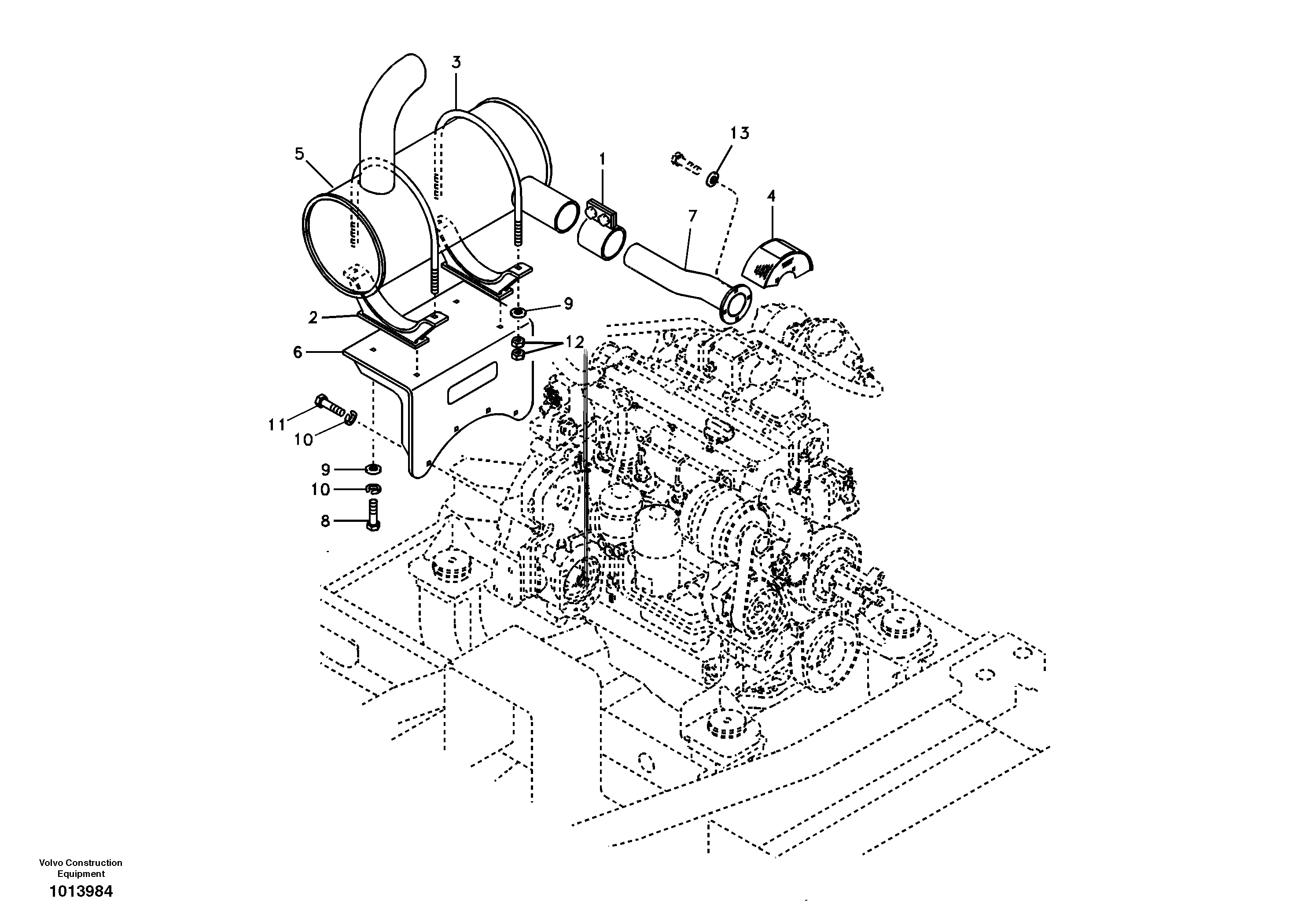 Heat Shield VOE14524315 VOLVO