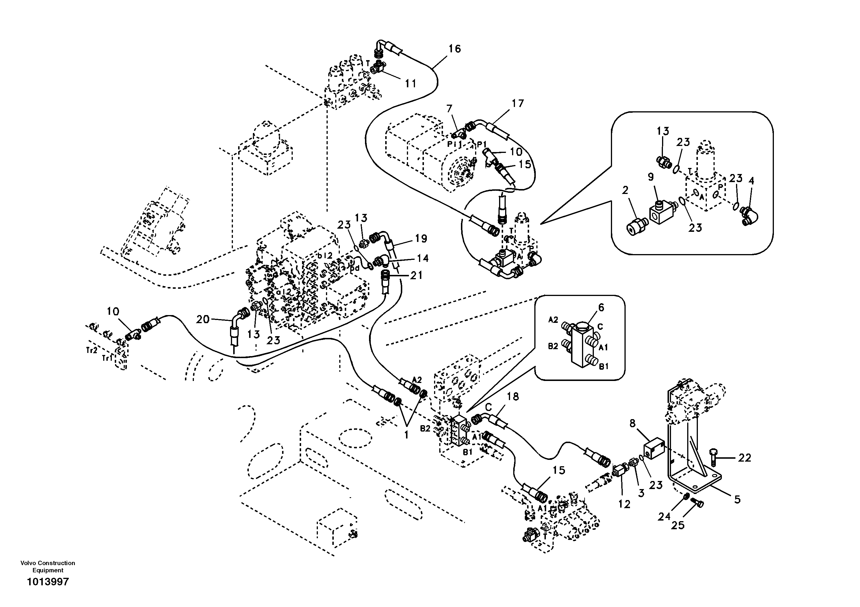 Bracket VOE14509906 VOLVO