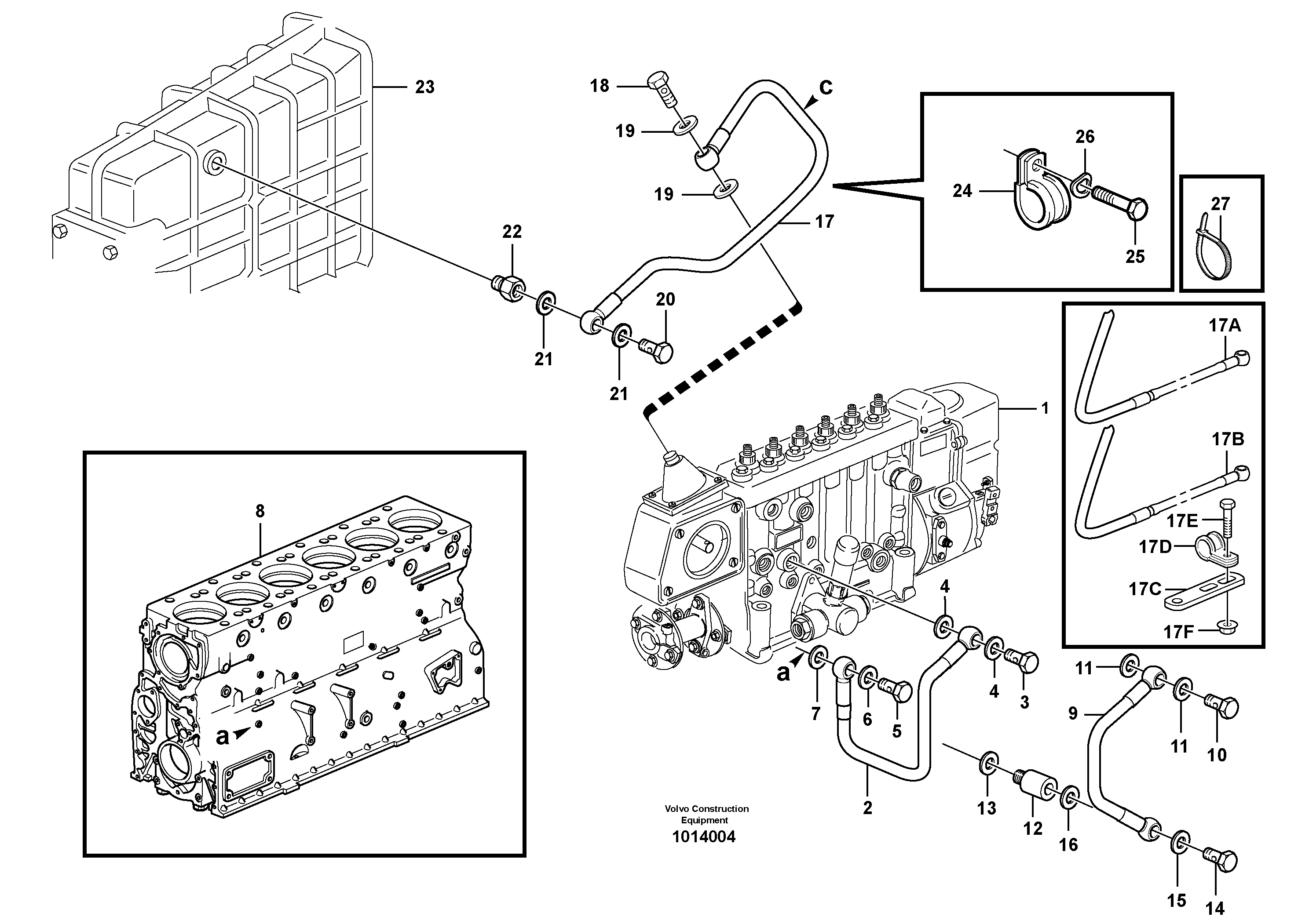For upper engine part VOE13940133 VOLVO