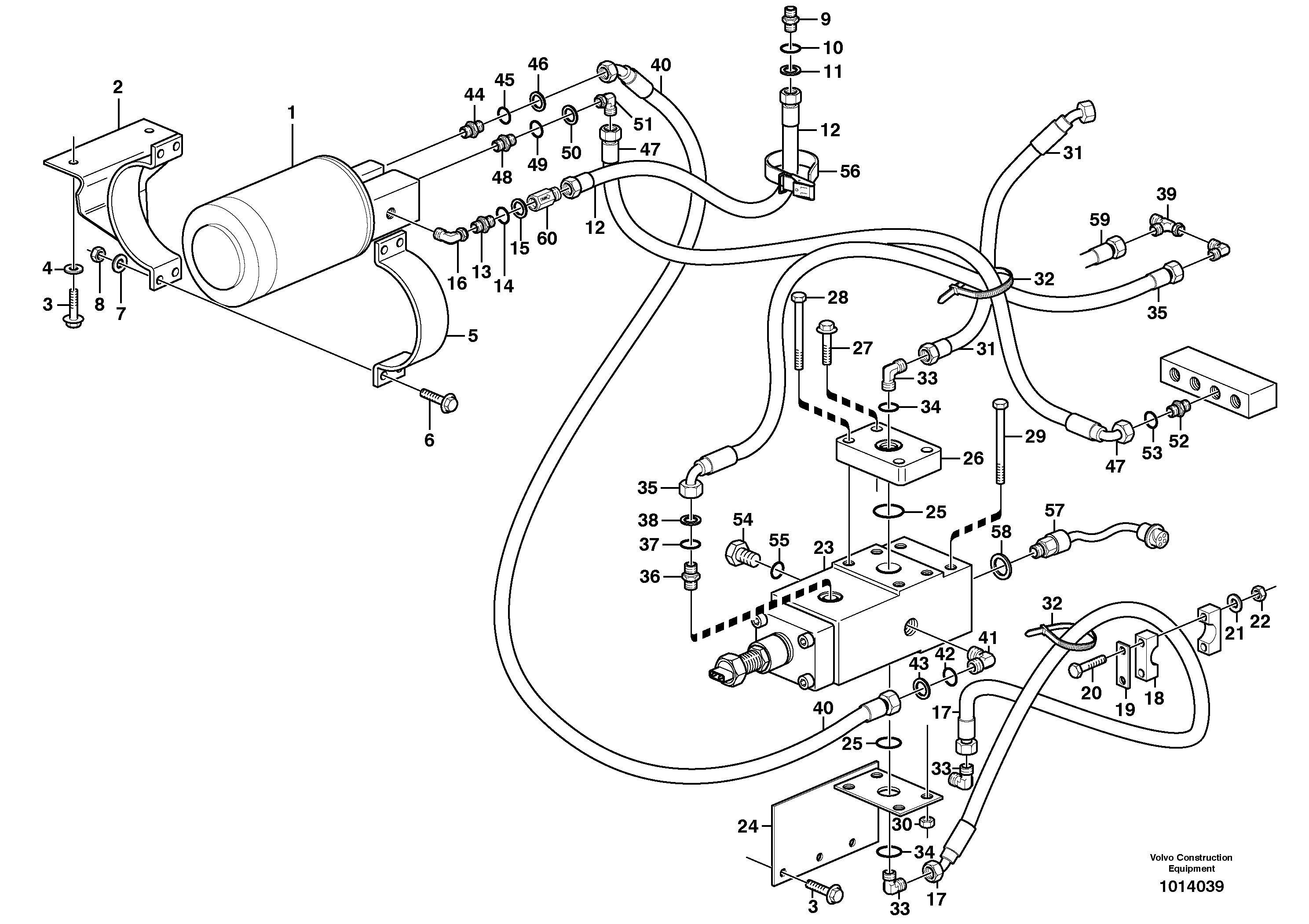 Timing gear casing VOE13933488 VOLVO