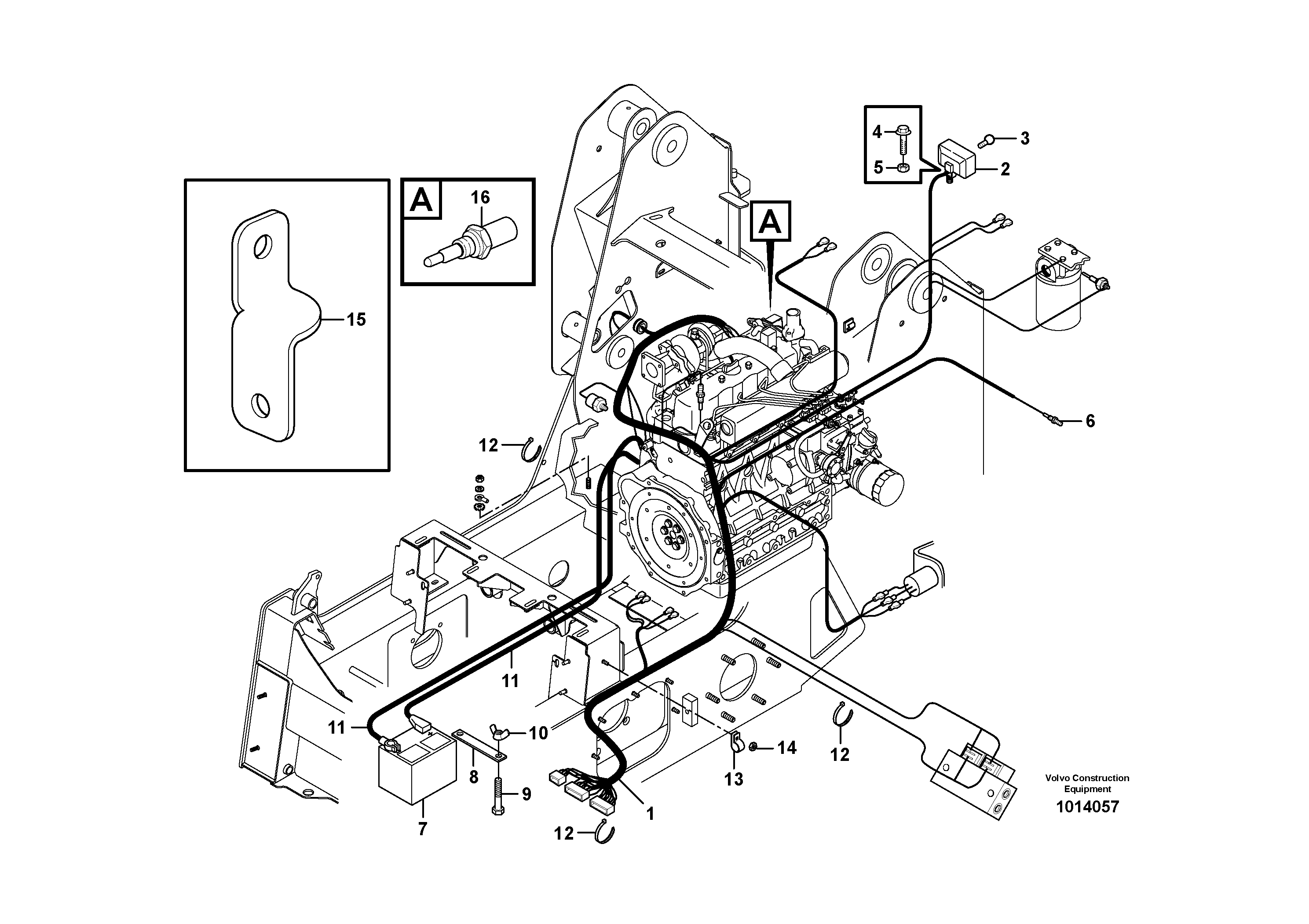 Spacer VOE965672 VOLVO