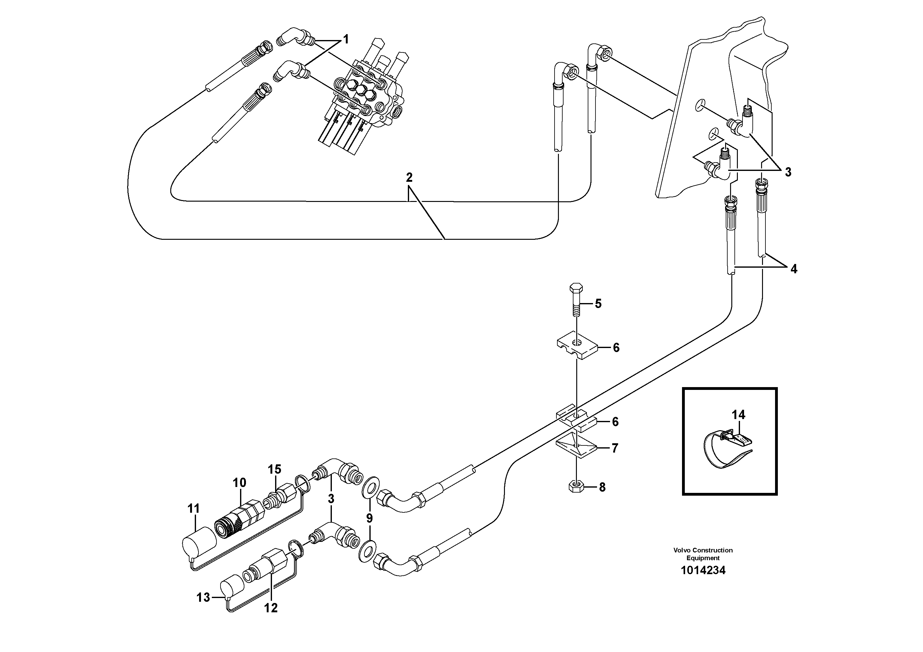 Housing Washer VOE11842016 VOLVO