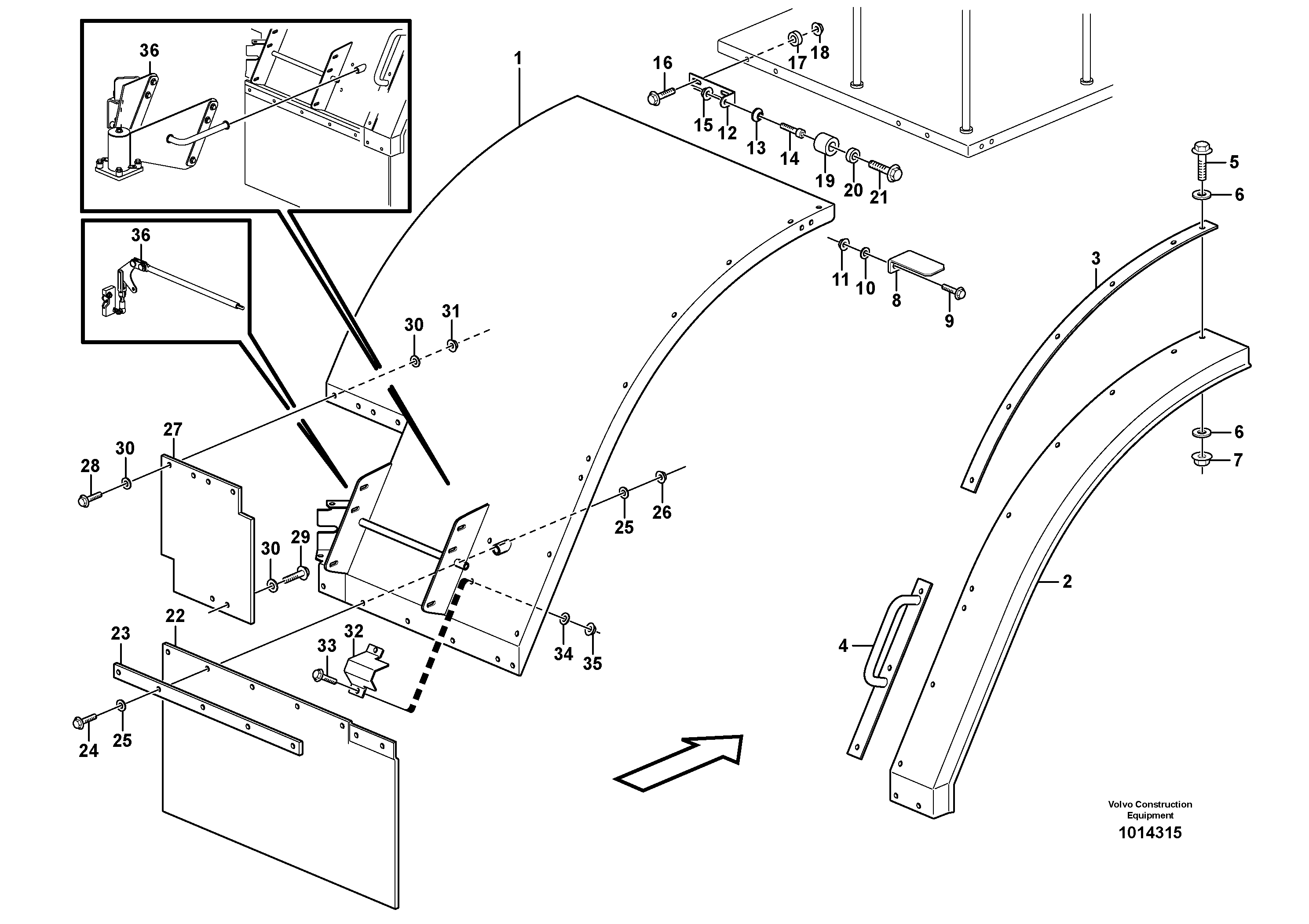Heater Housing VOE11148740 VOLVO