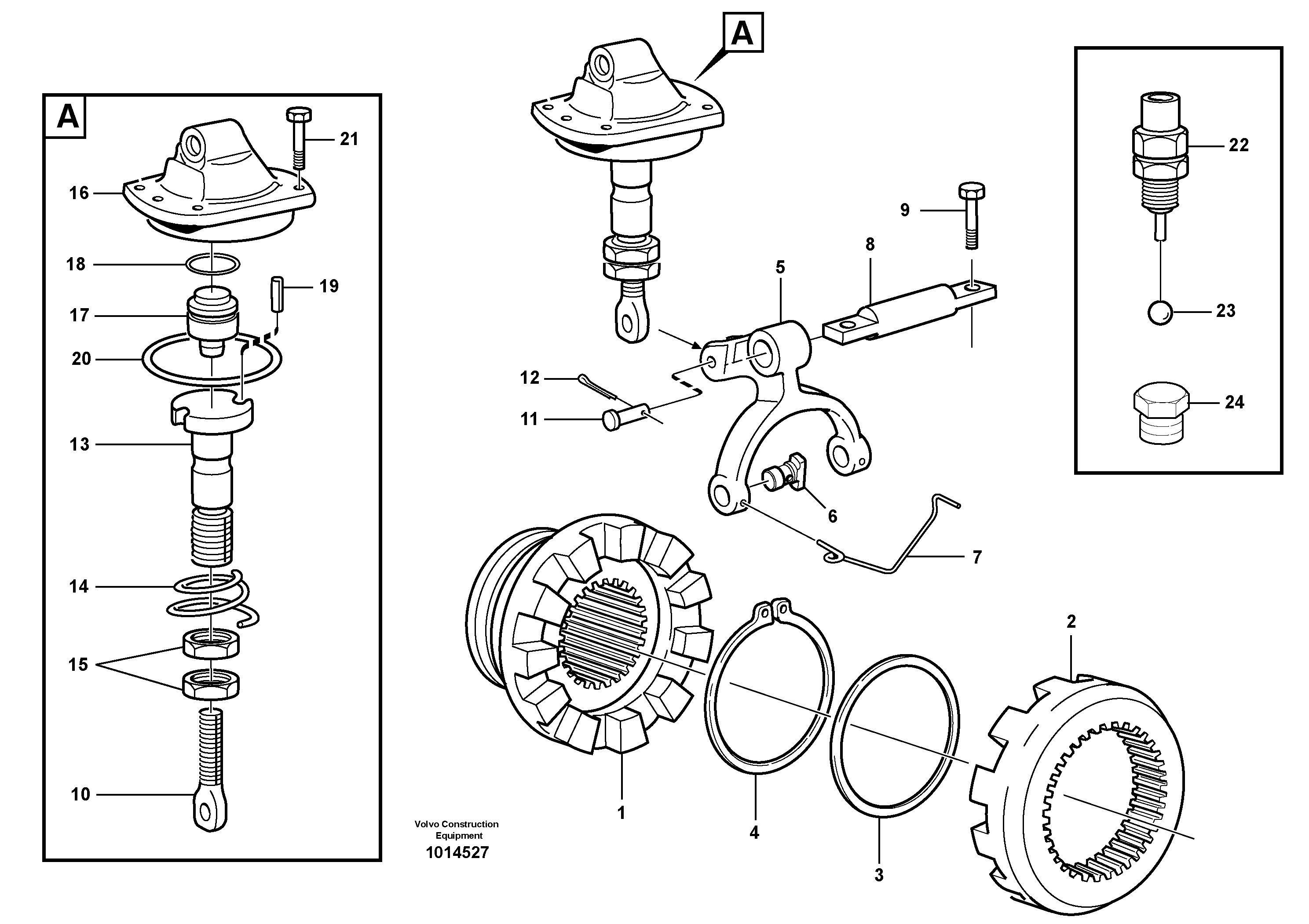 Rubber Clamp VOE11102448 VOLVO