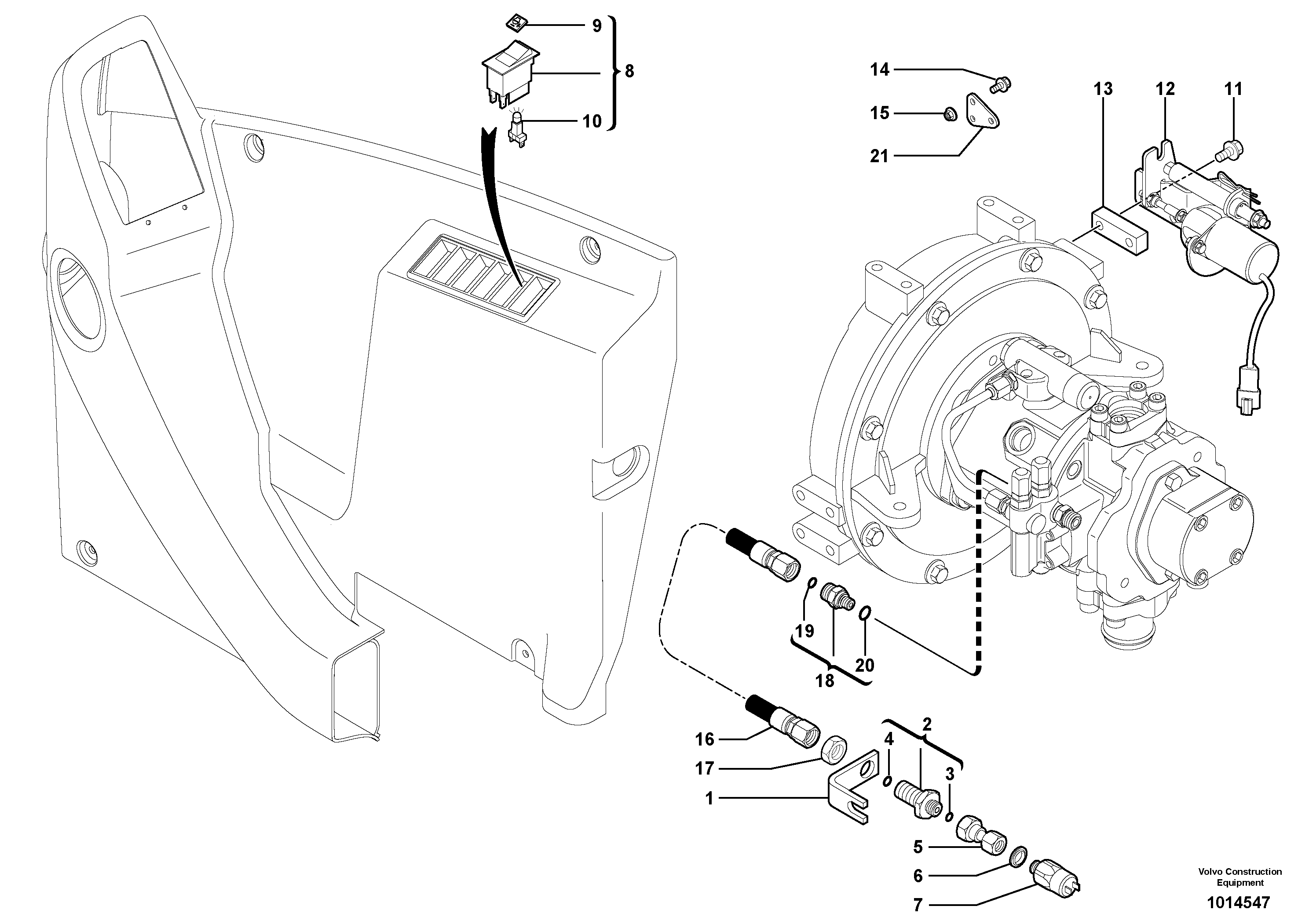 Support Frame VOE11803538 VOLVO