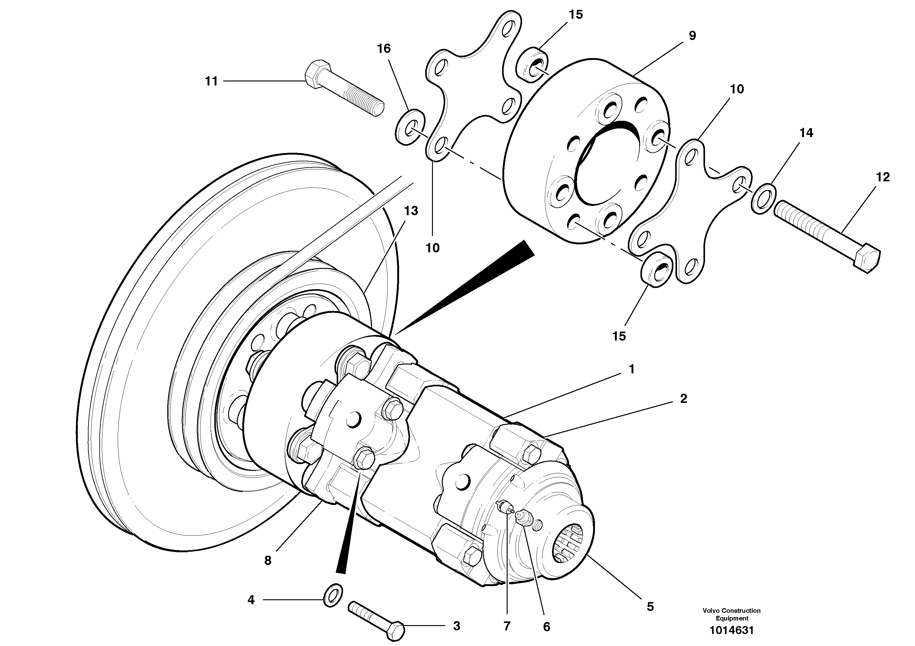 Driveshaft VOE12737953 VOLVO