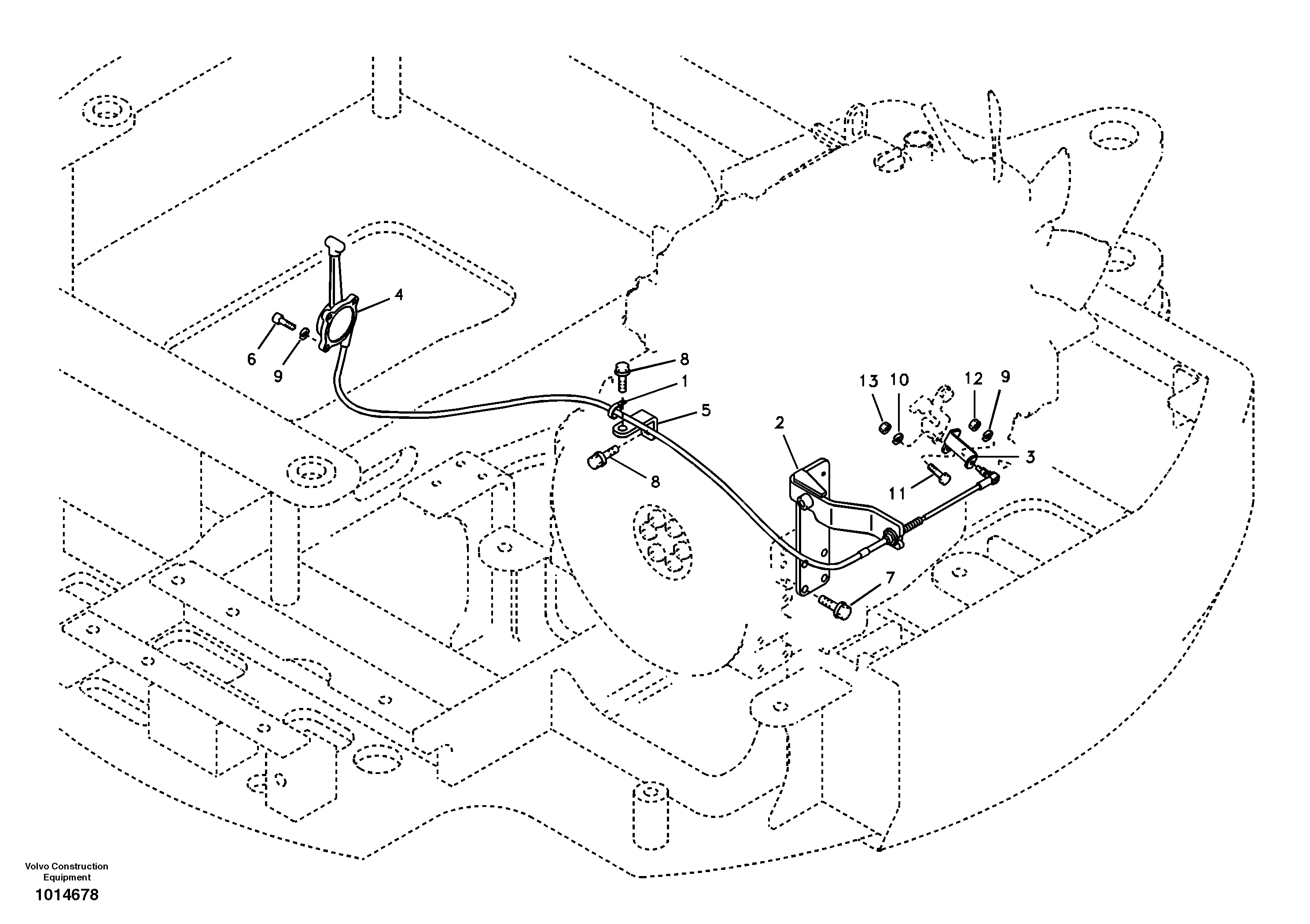 Radio Support VOE14624623 VOLVO