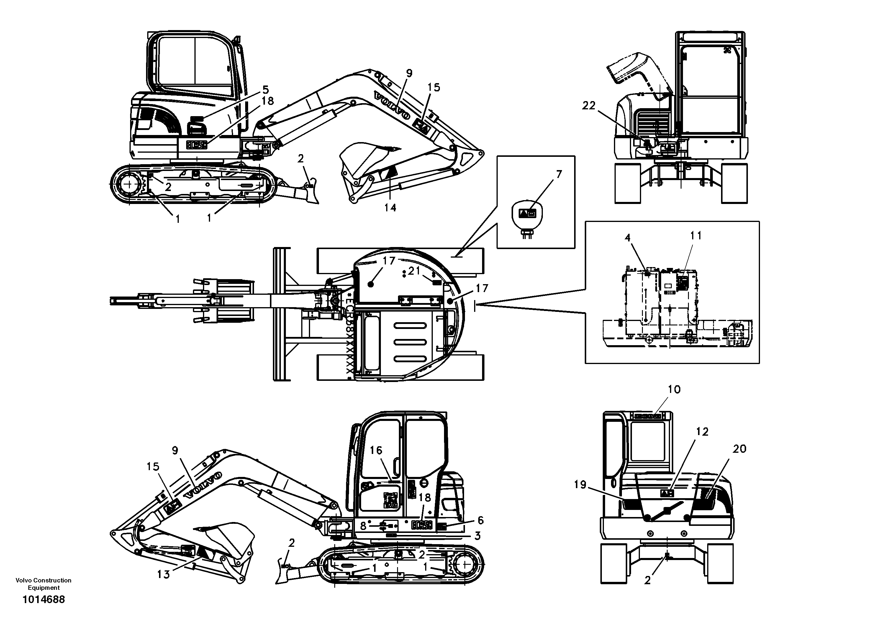 Cylinder Block VOE11435035 VOLVO