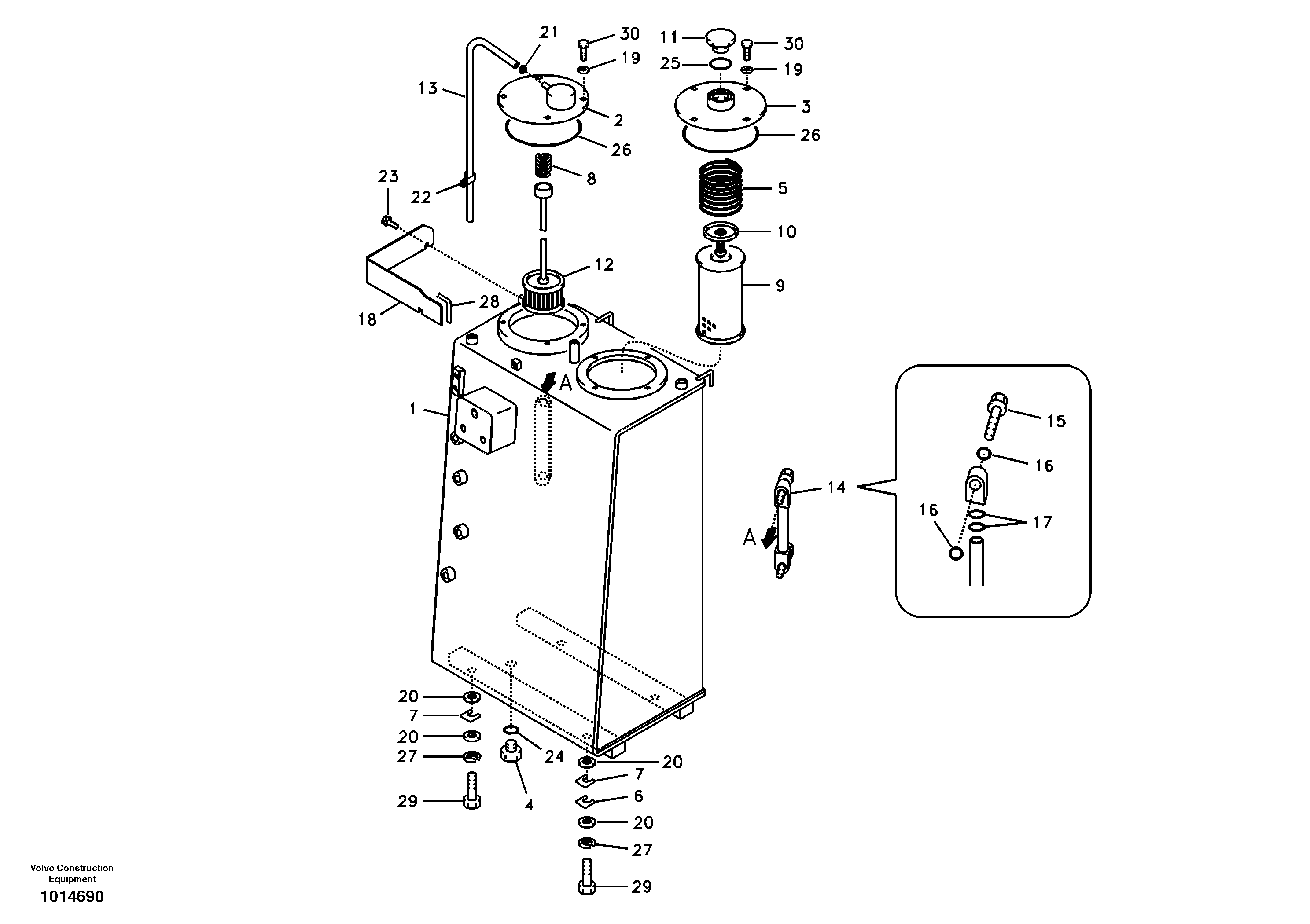 Frame, Lh VOE14540385 VOLVO