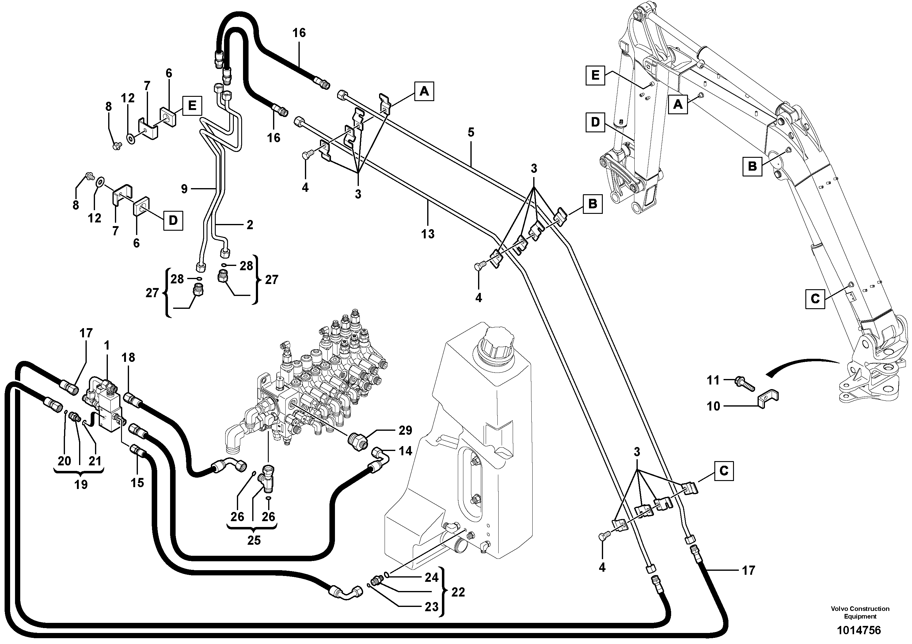 Fuel miser valve VOE16221946 VOLVO