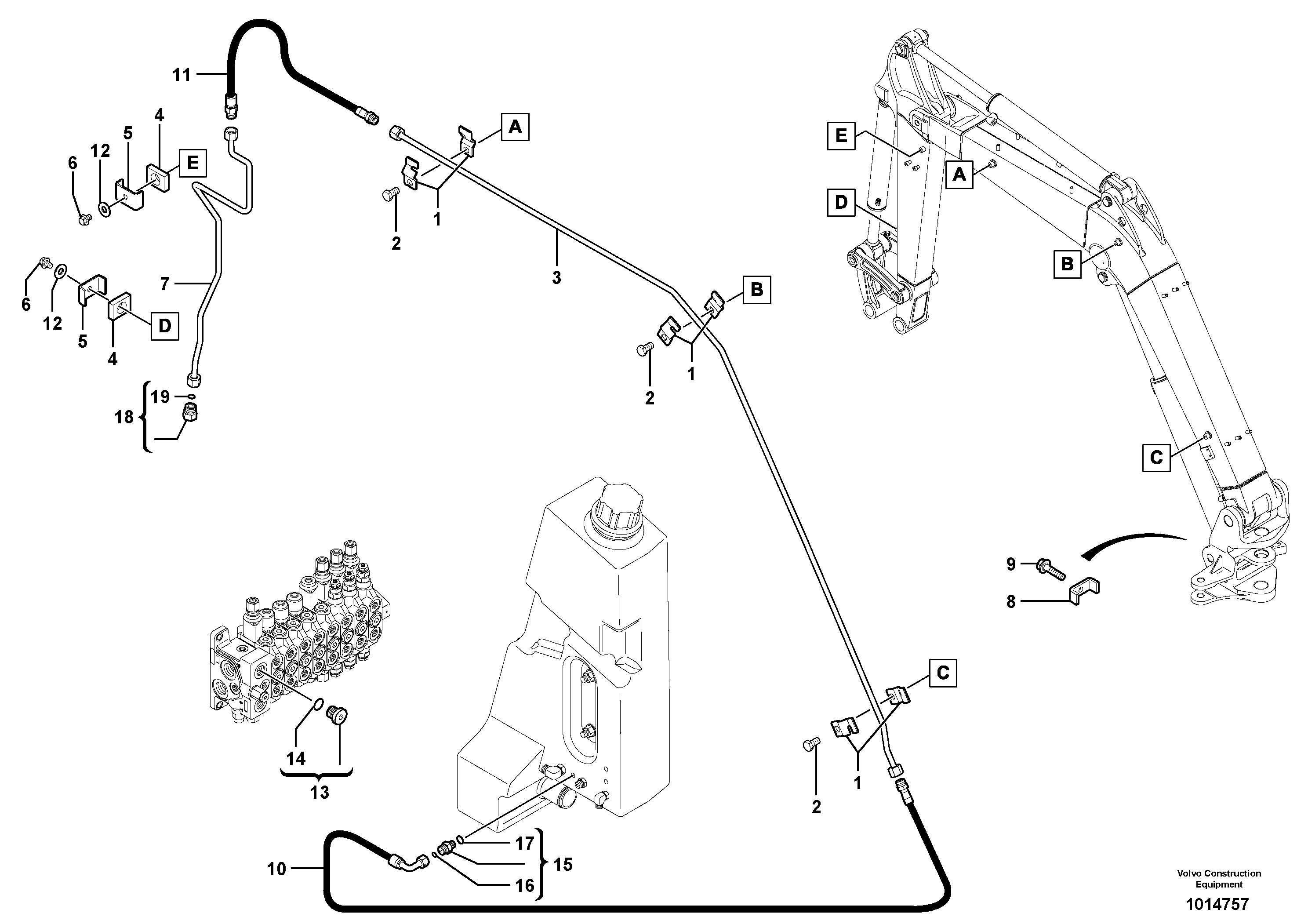 Timing gear casing VOE11803922 VOLVO