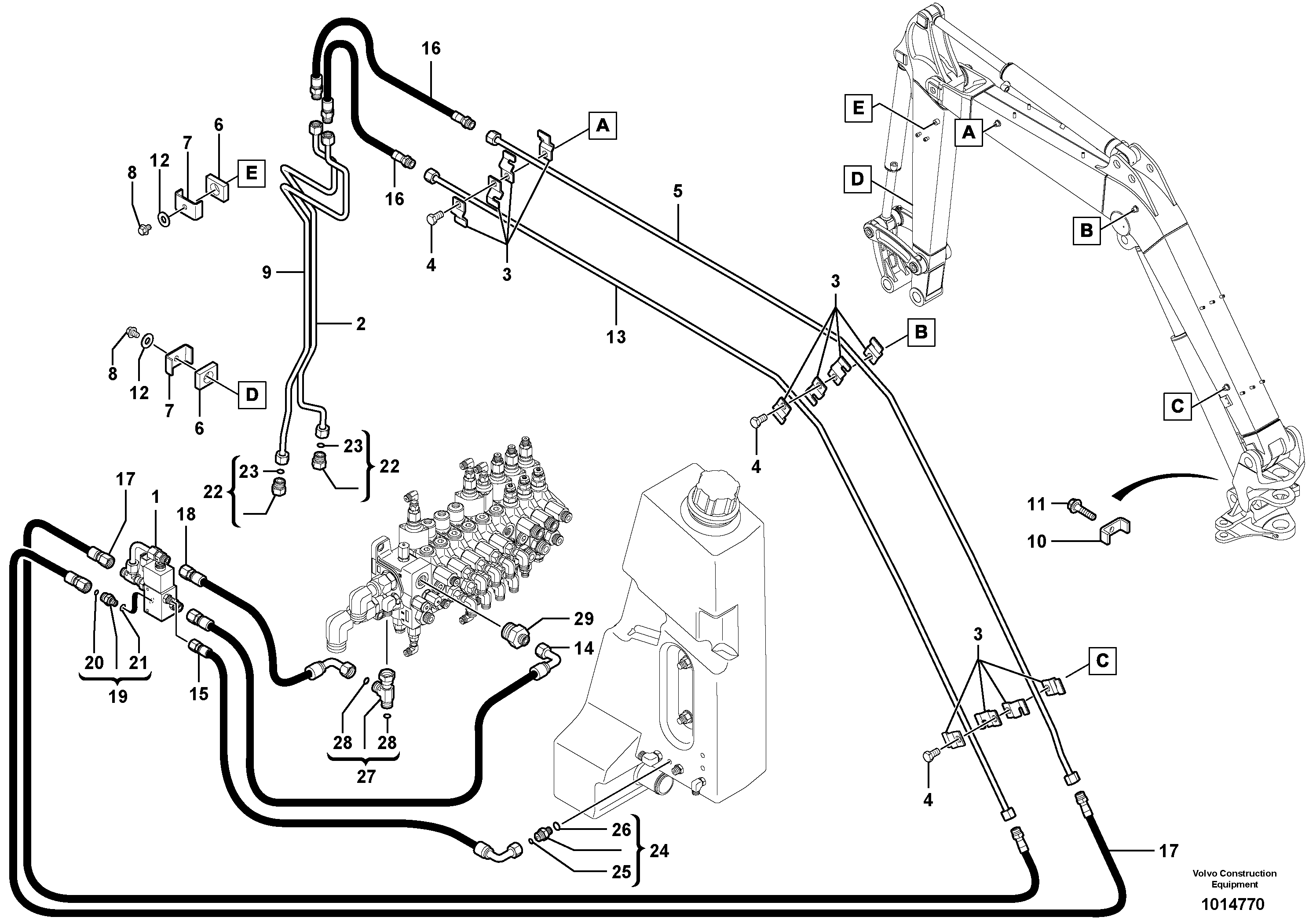 O-ring VOE933319 VOLVO