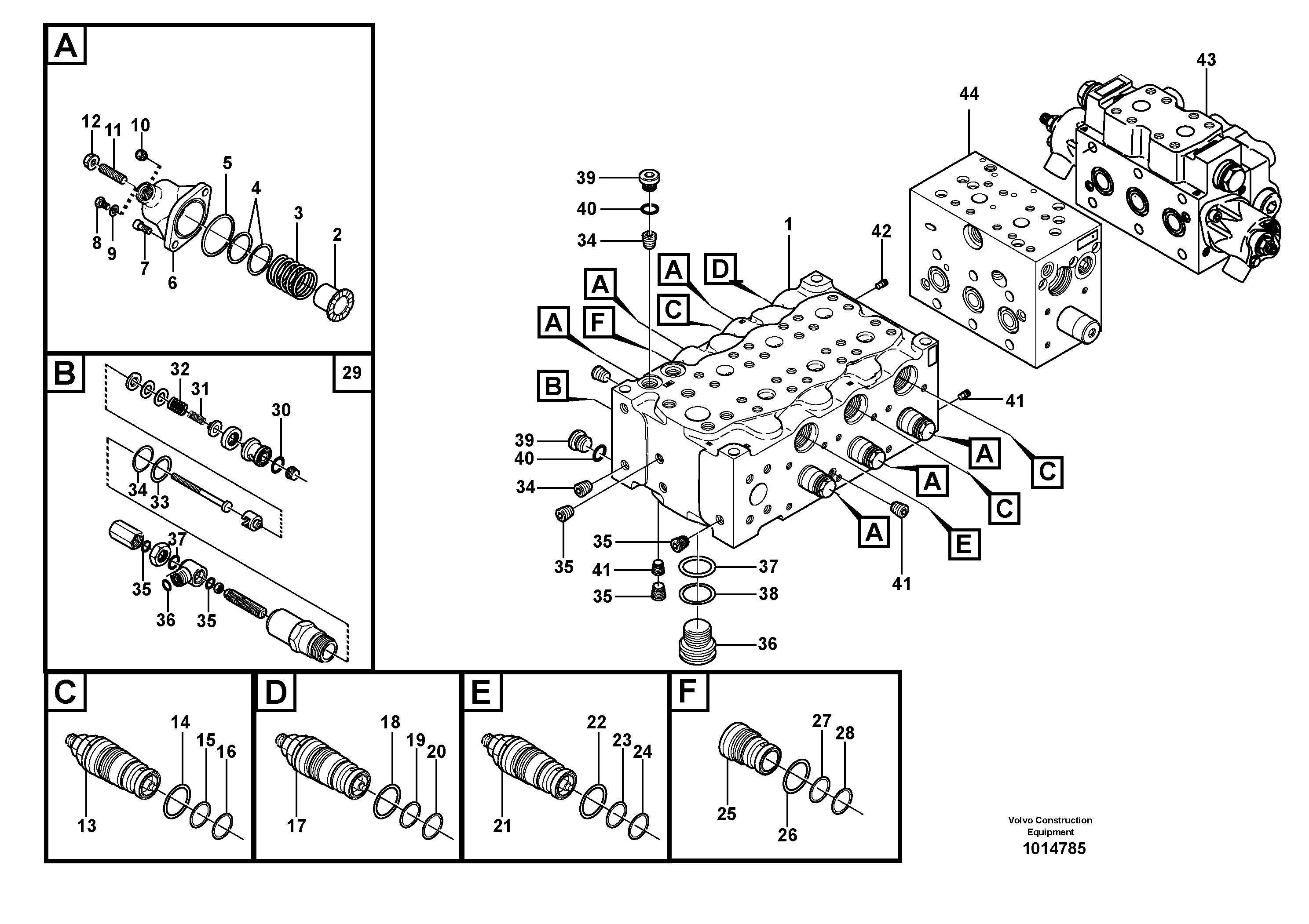 Valve VOE14380701 VOLVO