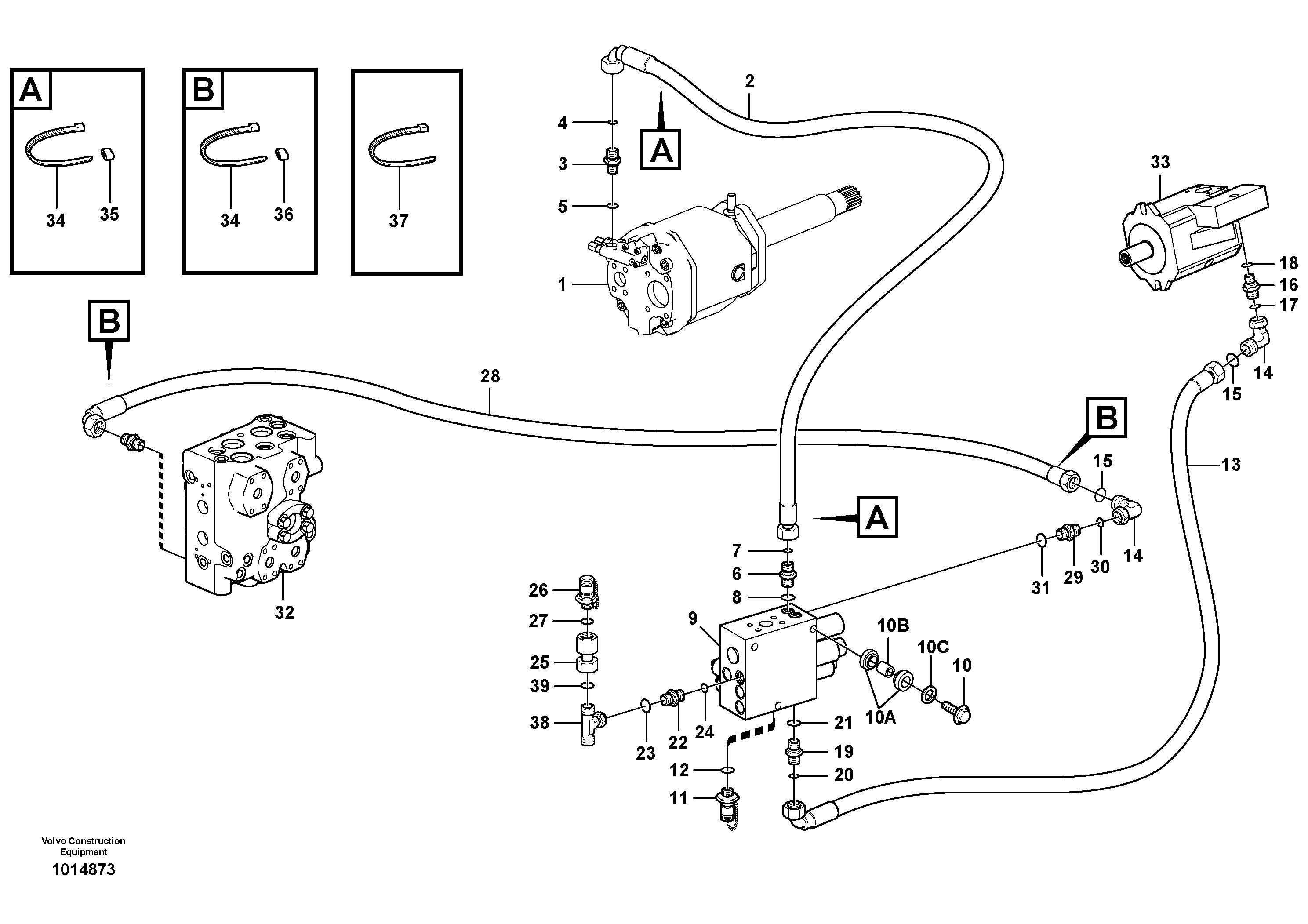 Timing gear casing VOE11147946 VOLVO