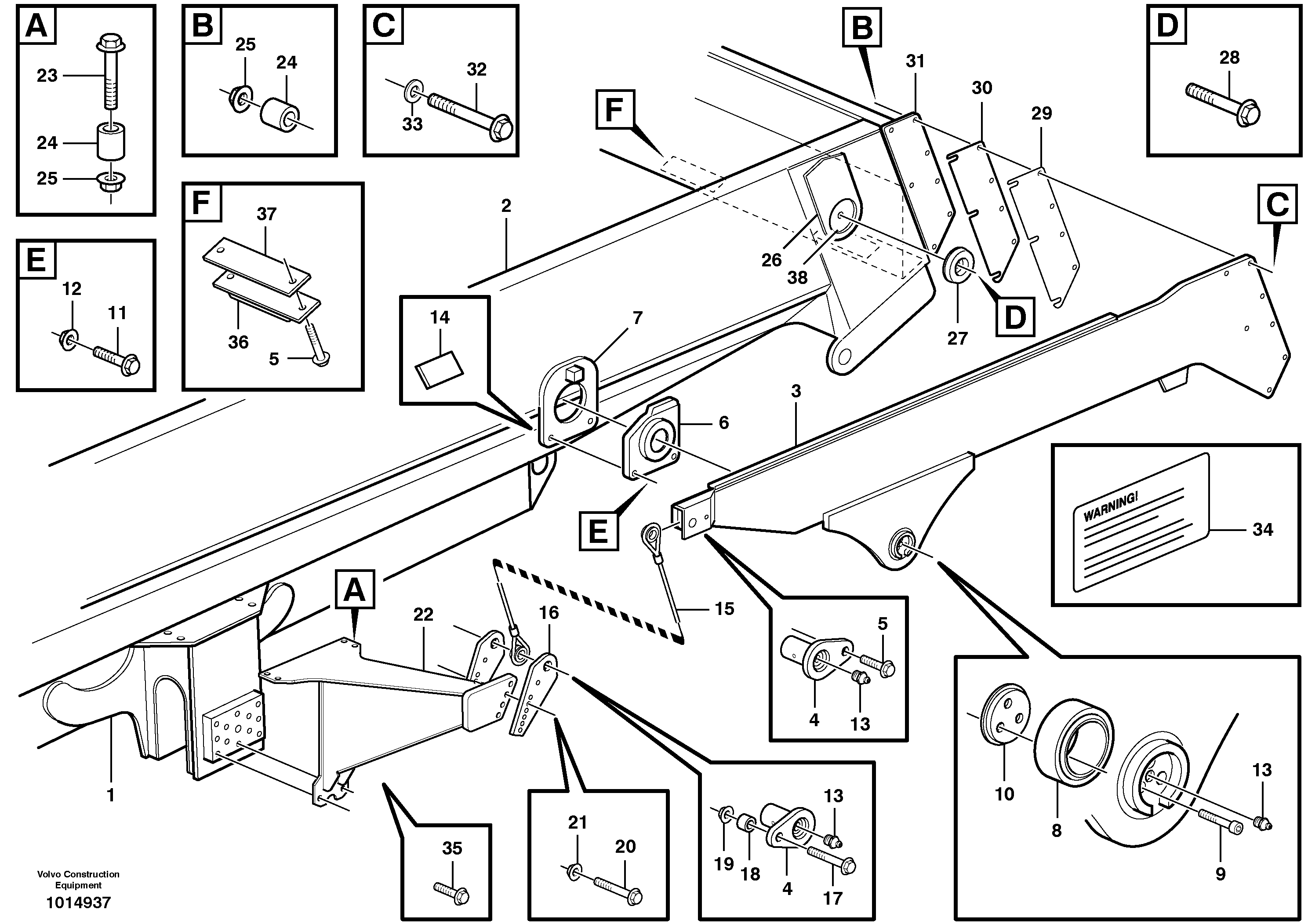 Cylinder Block VOE11058236 VOLVO