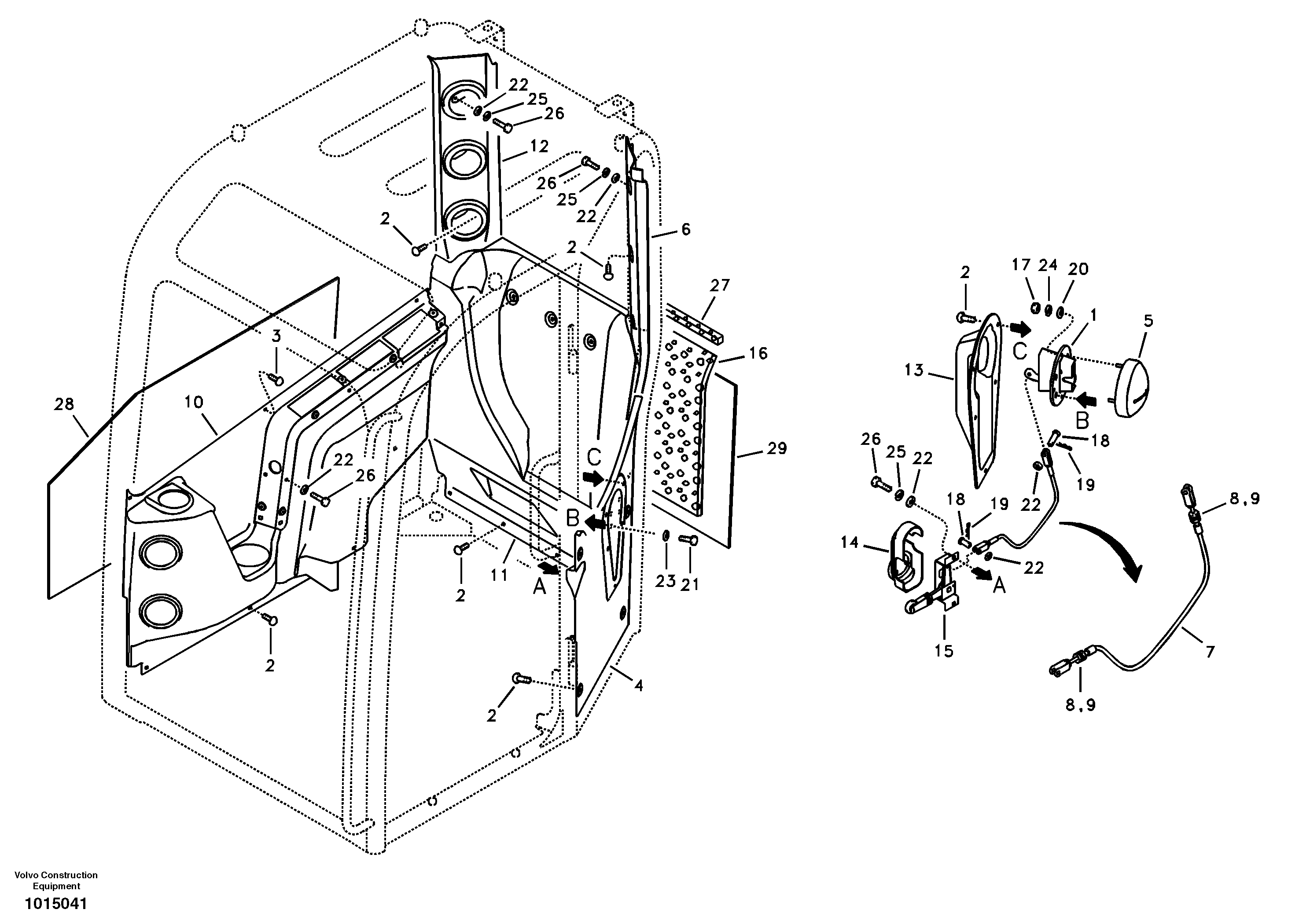 Radio Support VOE14519699 VOLVO