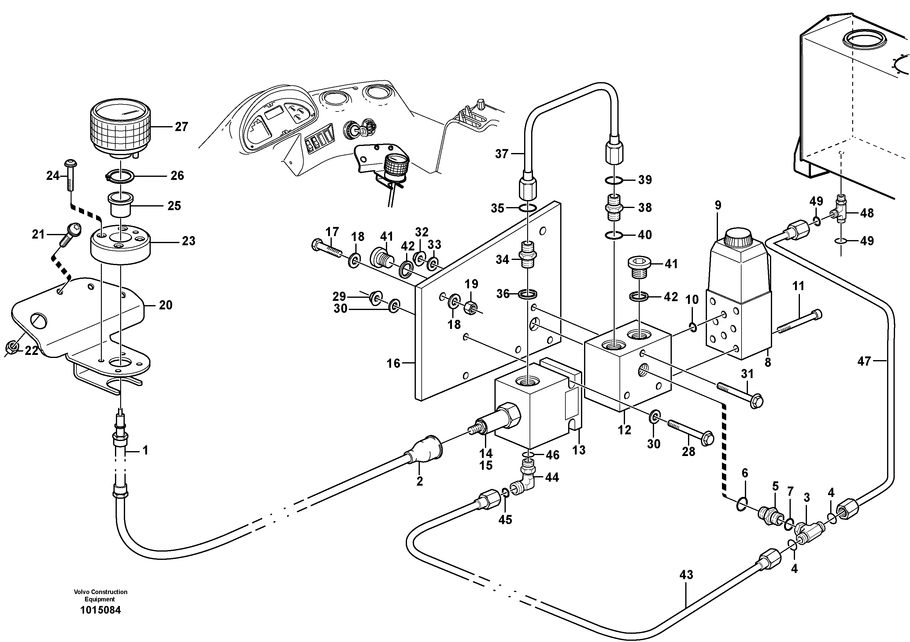 Engine heater VOE969739 VOLVO