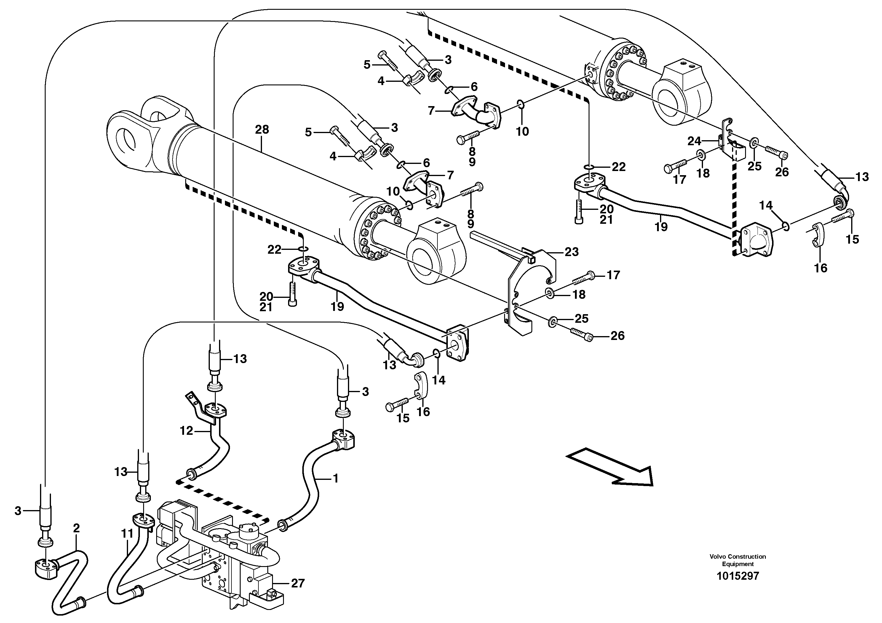 Control sleeve VOE11301320 VOLVO