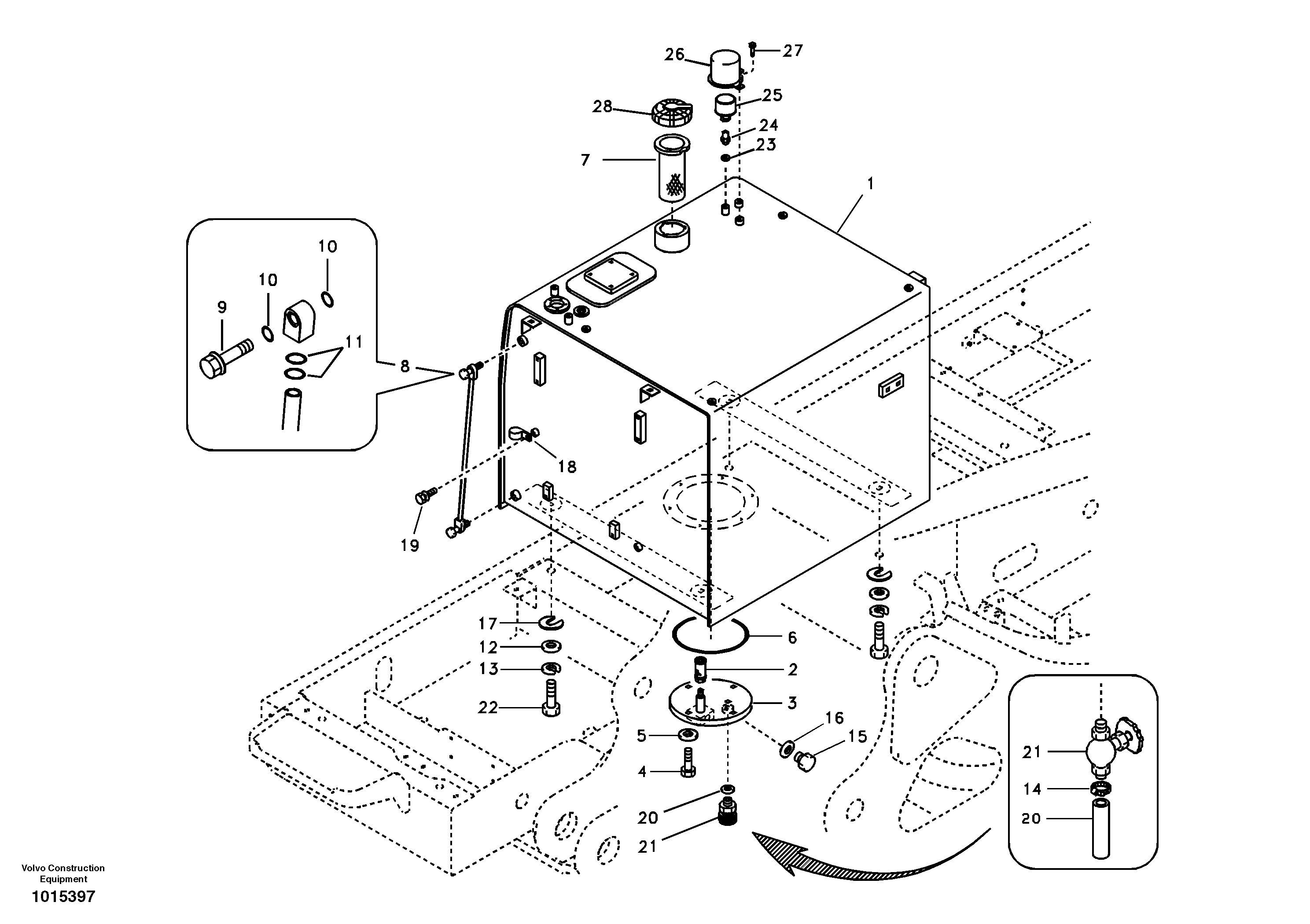 Speedsensor , fan VOE14537347 VOLVO
