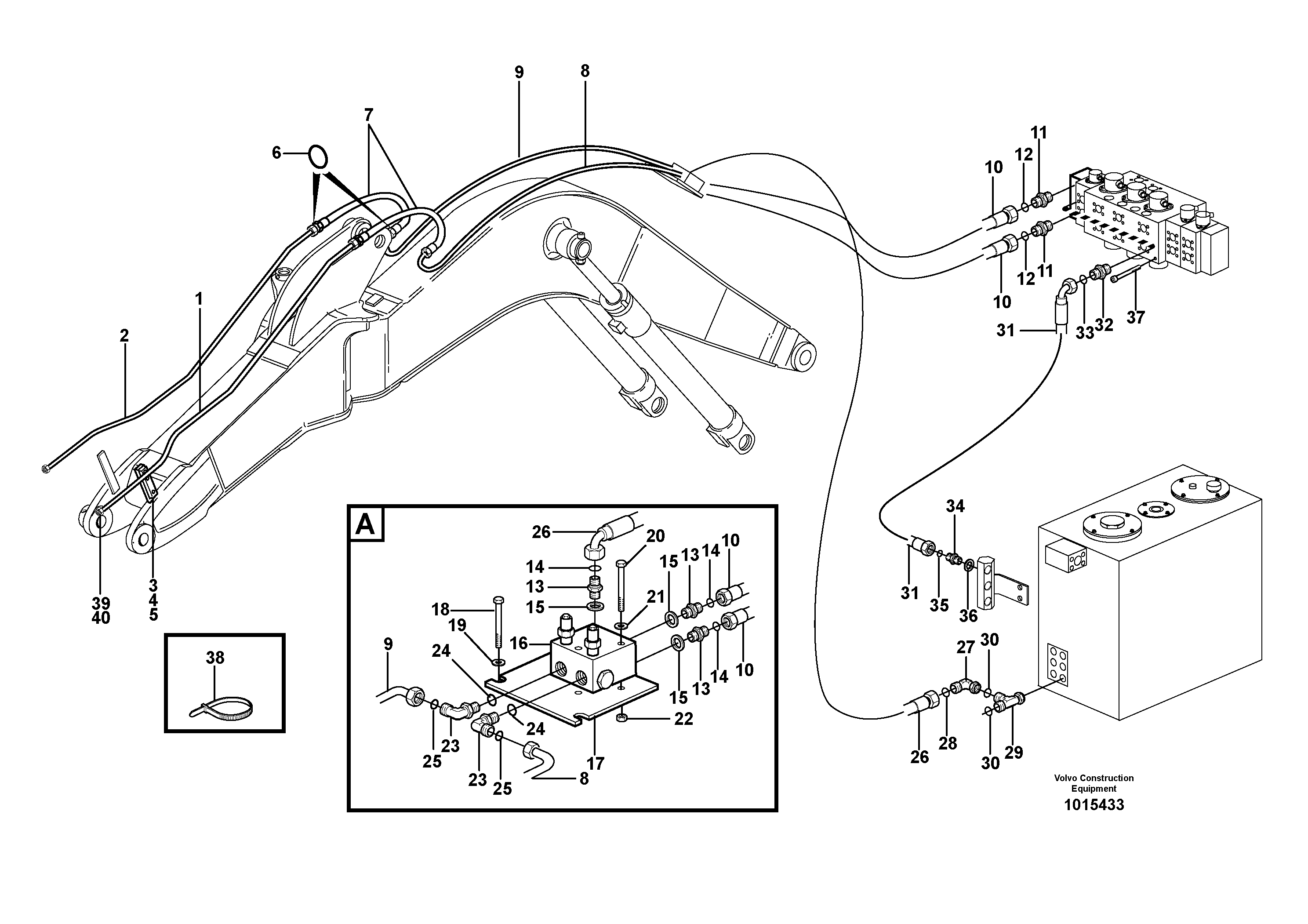 Bracket 14374053 VOLVO
