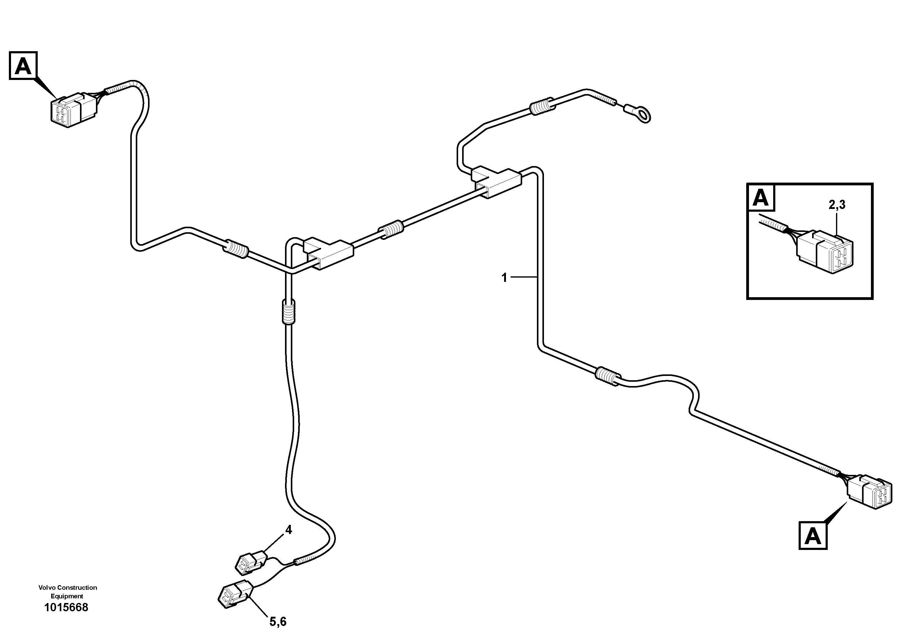 Wire harness VOE11885713 VOLVO