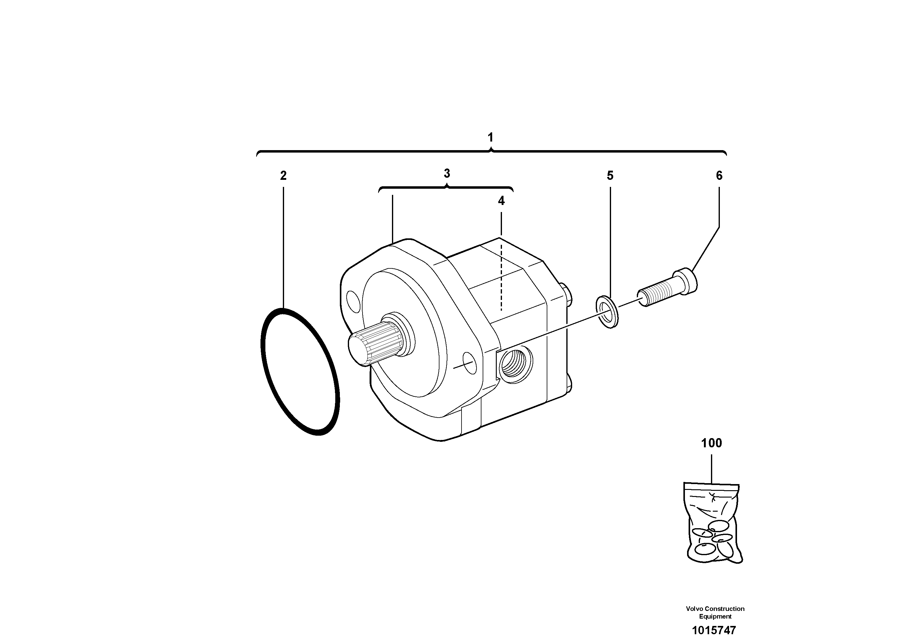 Pump PJ7418525 VOLVO