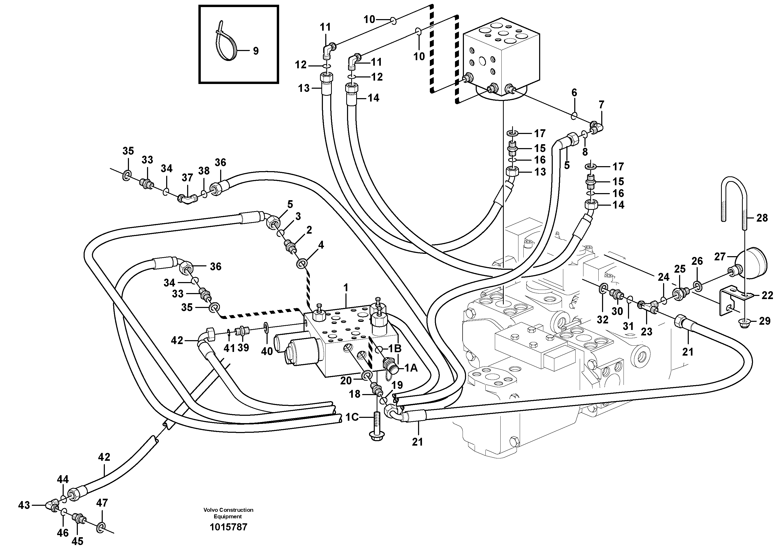 Timing gear casing VOE11172004 VOLVO