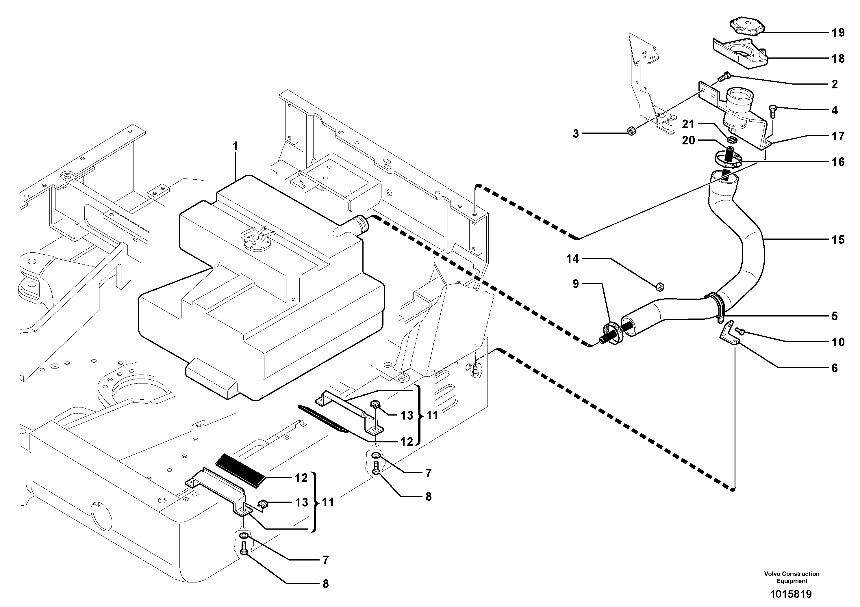 Fuel miser valve VOE11806867 VOLVO