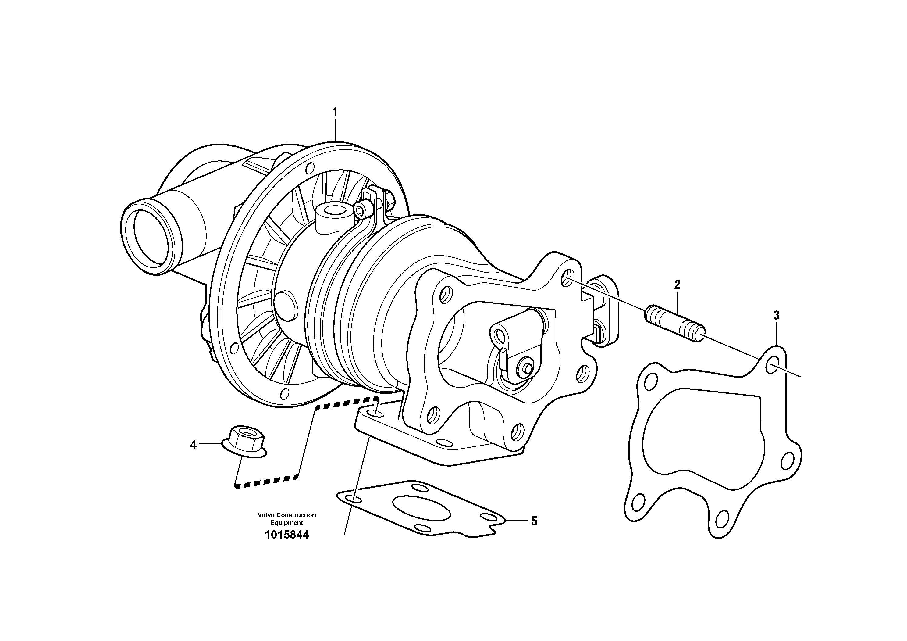 Turbo Charger VOE11714352 VOLVO