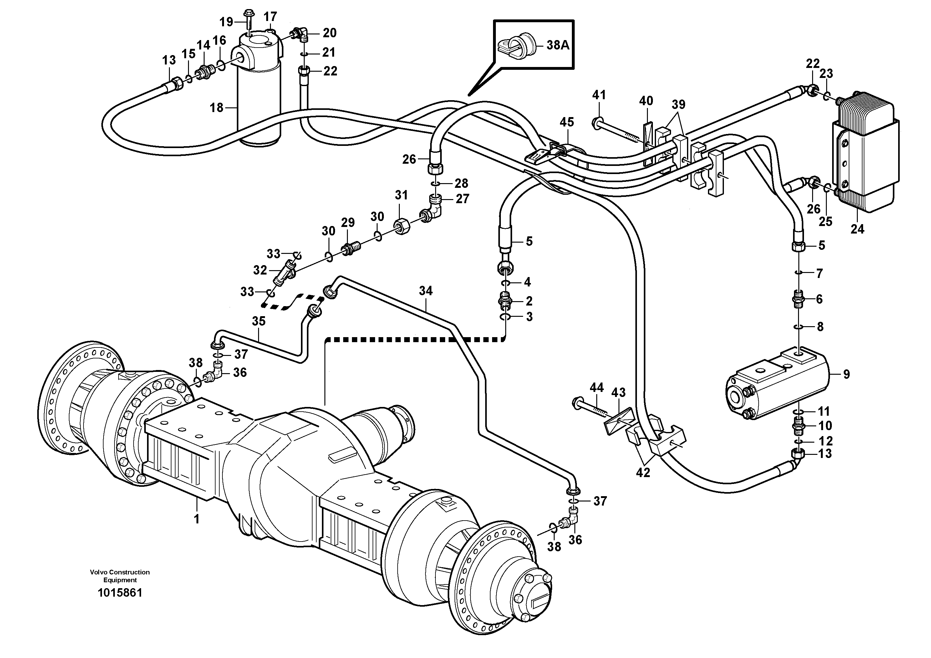 Timing gear casing VOE11148988 VOLVO