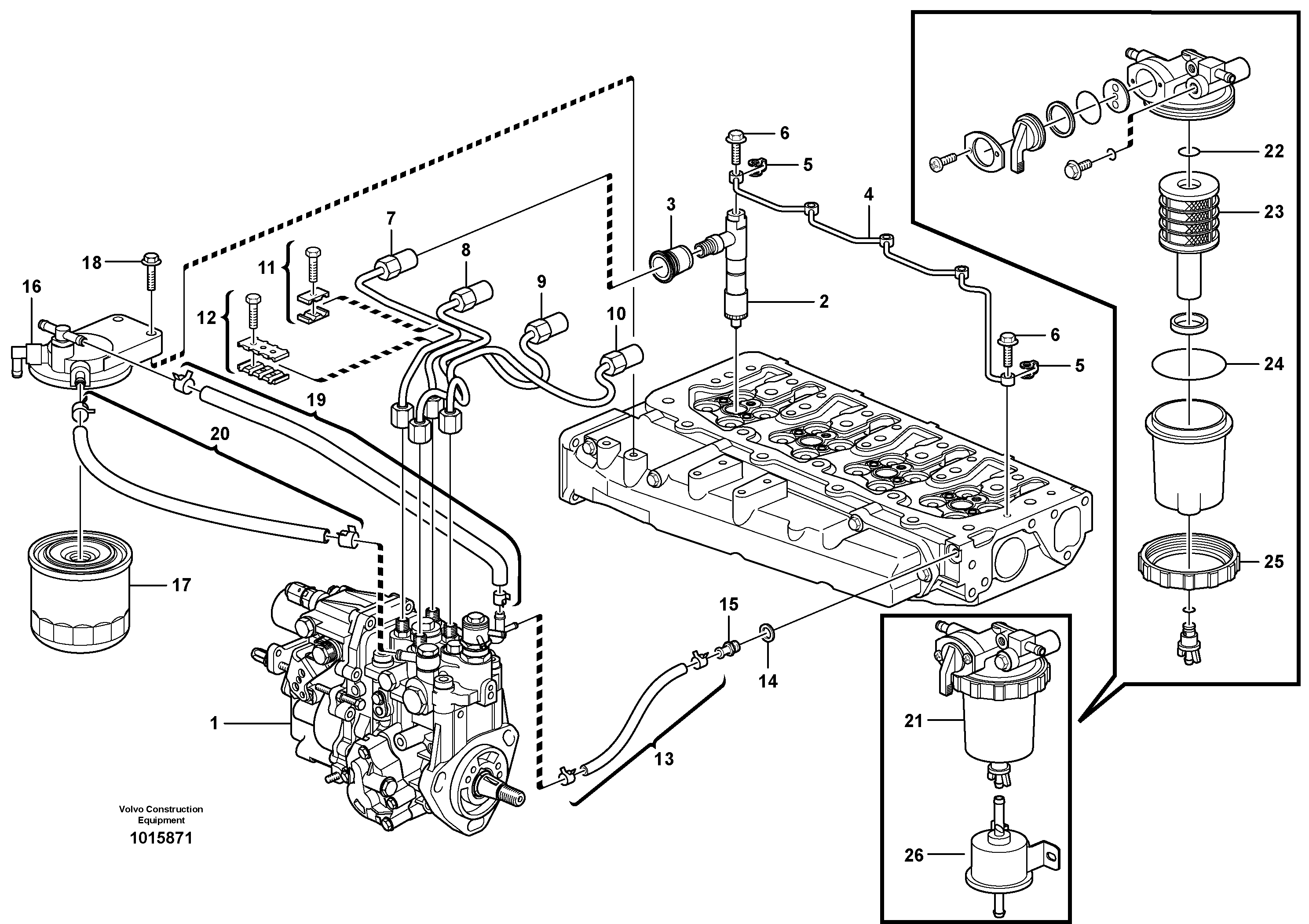 Casing with lock VOE11714449 VOLVO