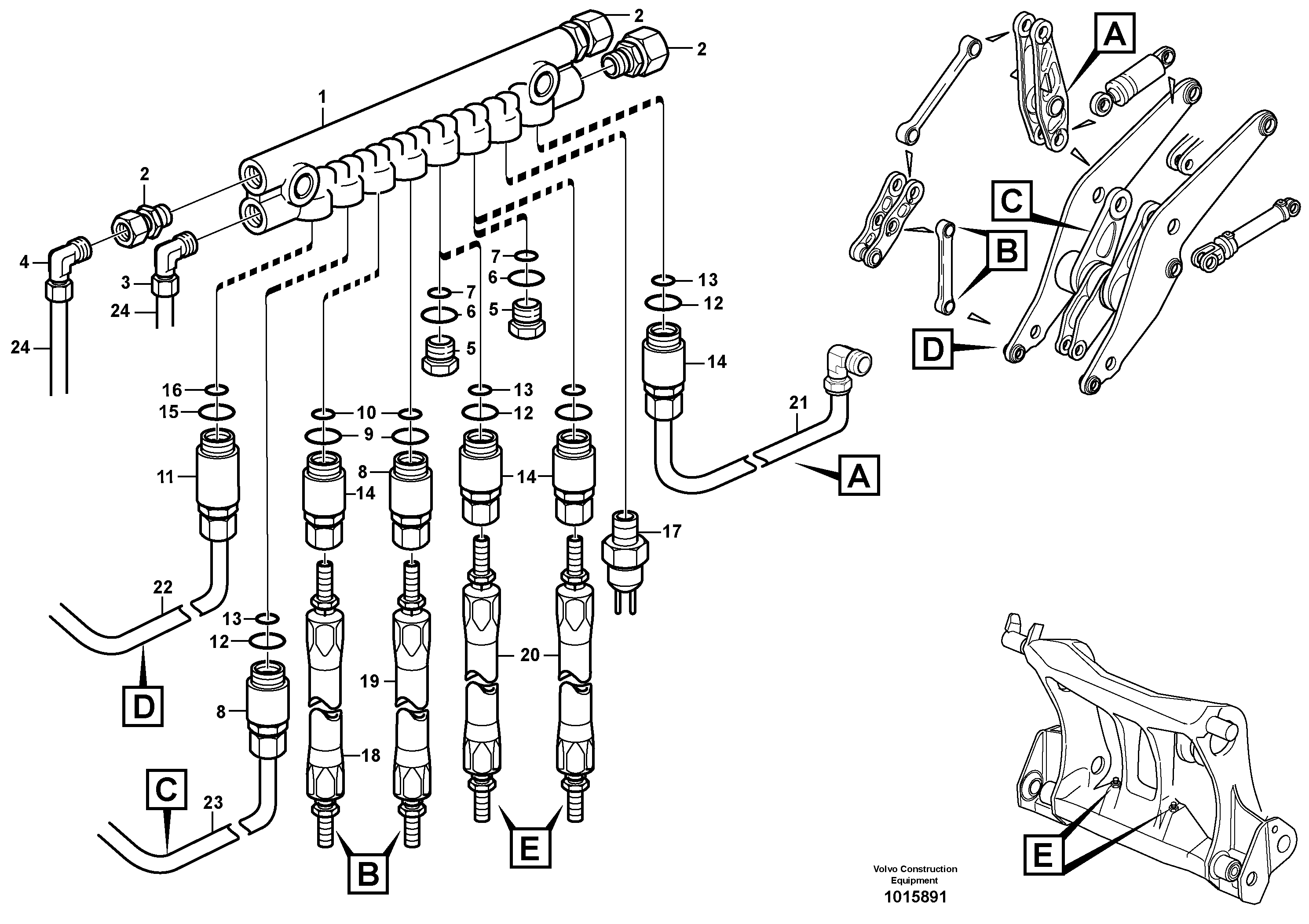 Hydr.hammer equipm. VOE11707372 VOLVO