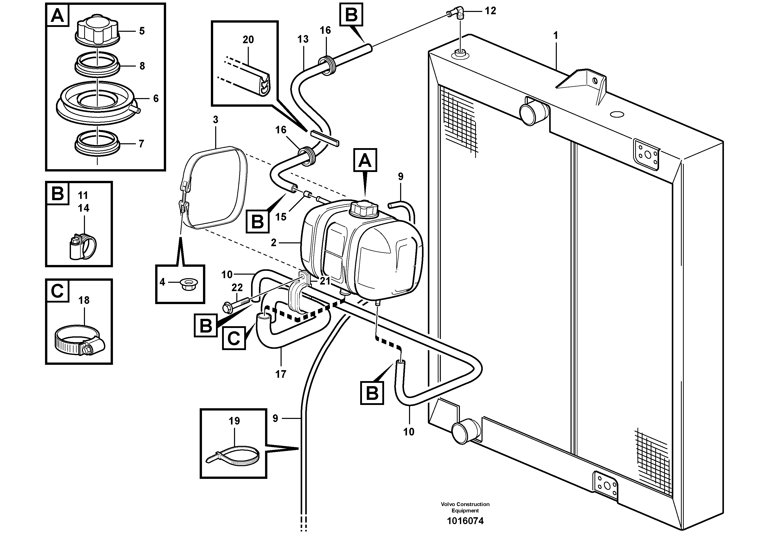Feed Line VOE11110211 VOLVO