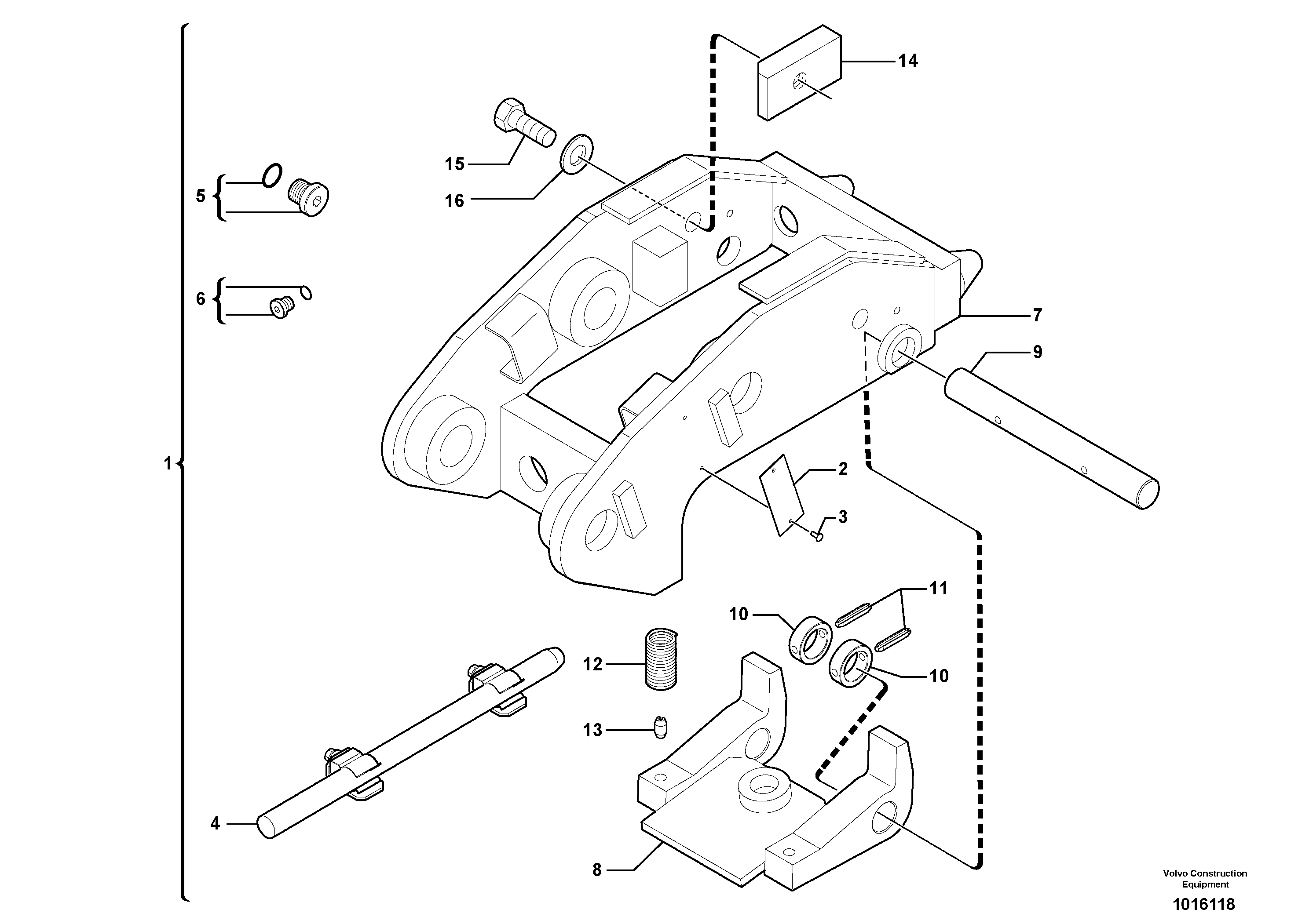 Insulating plate VOE11803875 VOLVO
