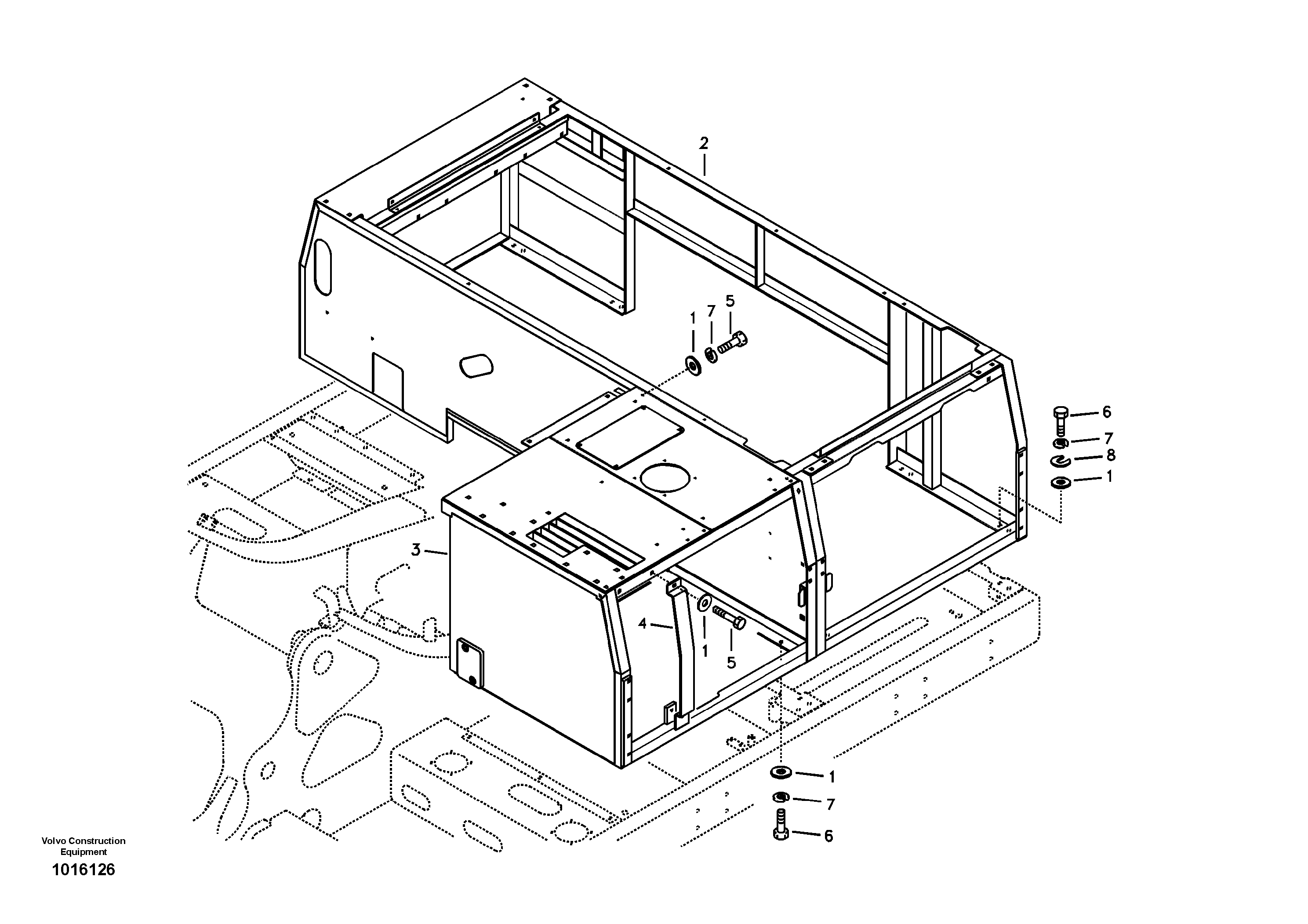 Frame VOE14518754 VOLVO