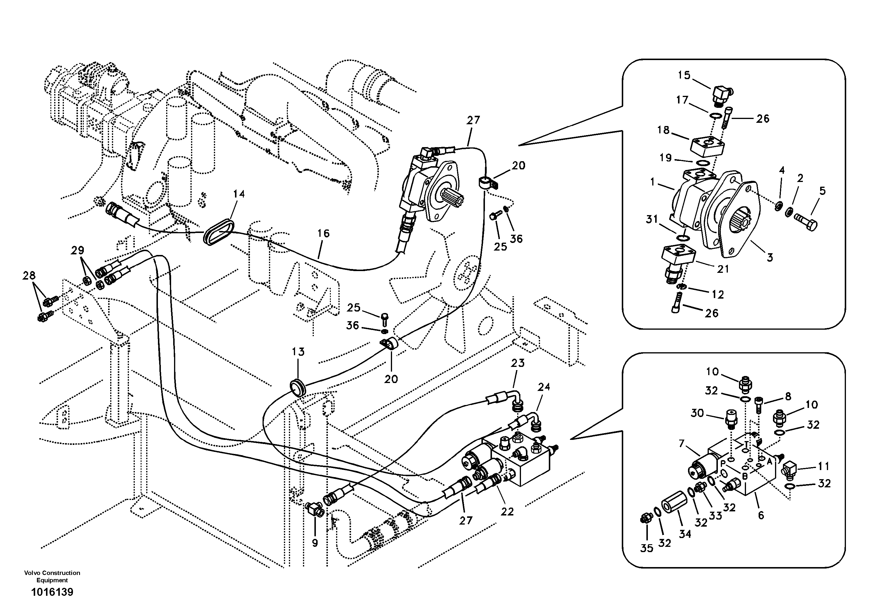 Timing gear casing SA9451-04481 VOLVO