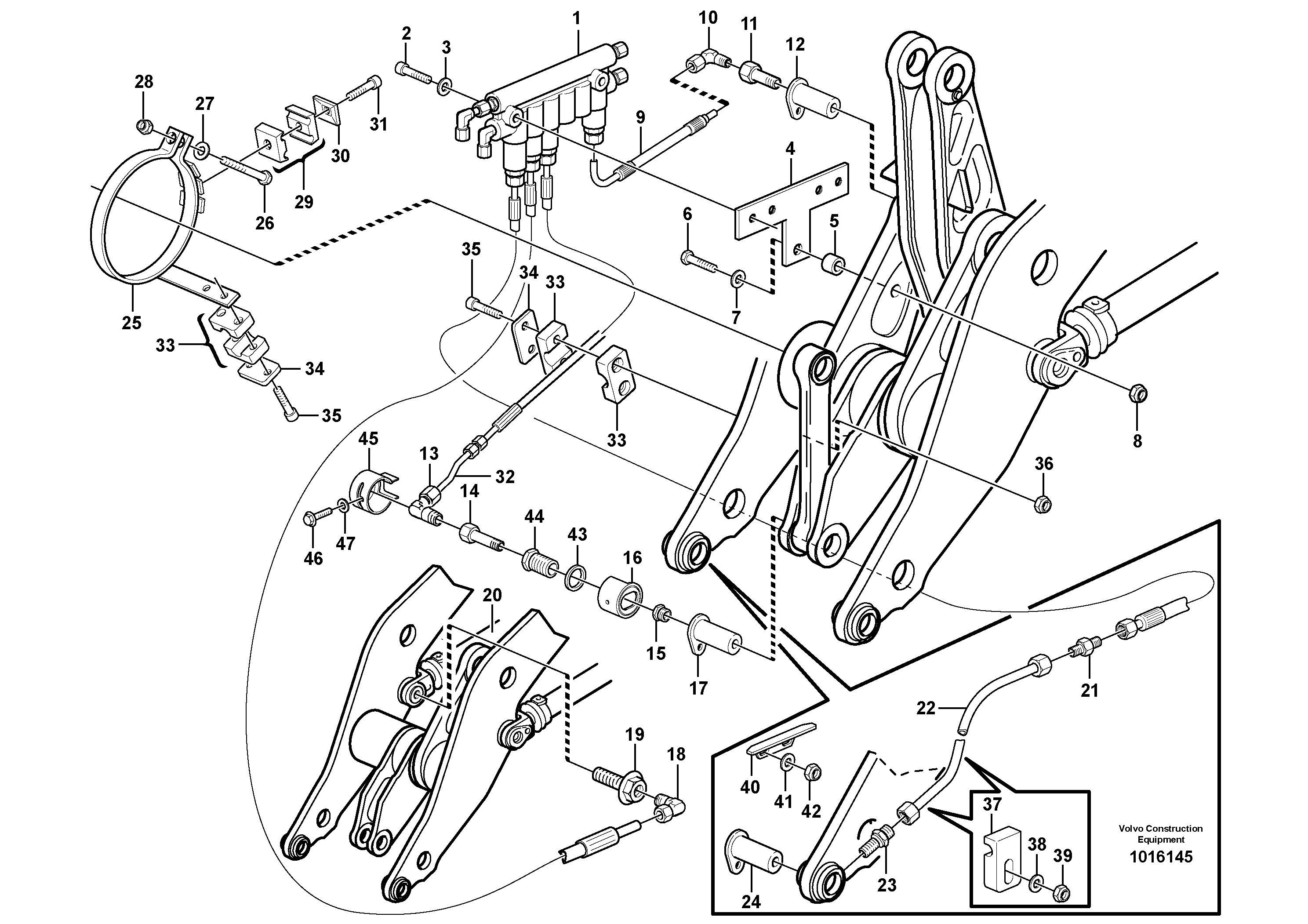Fuel miser valve VOE11177571 VOLVO