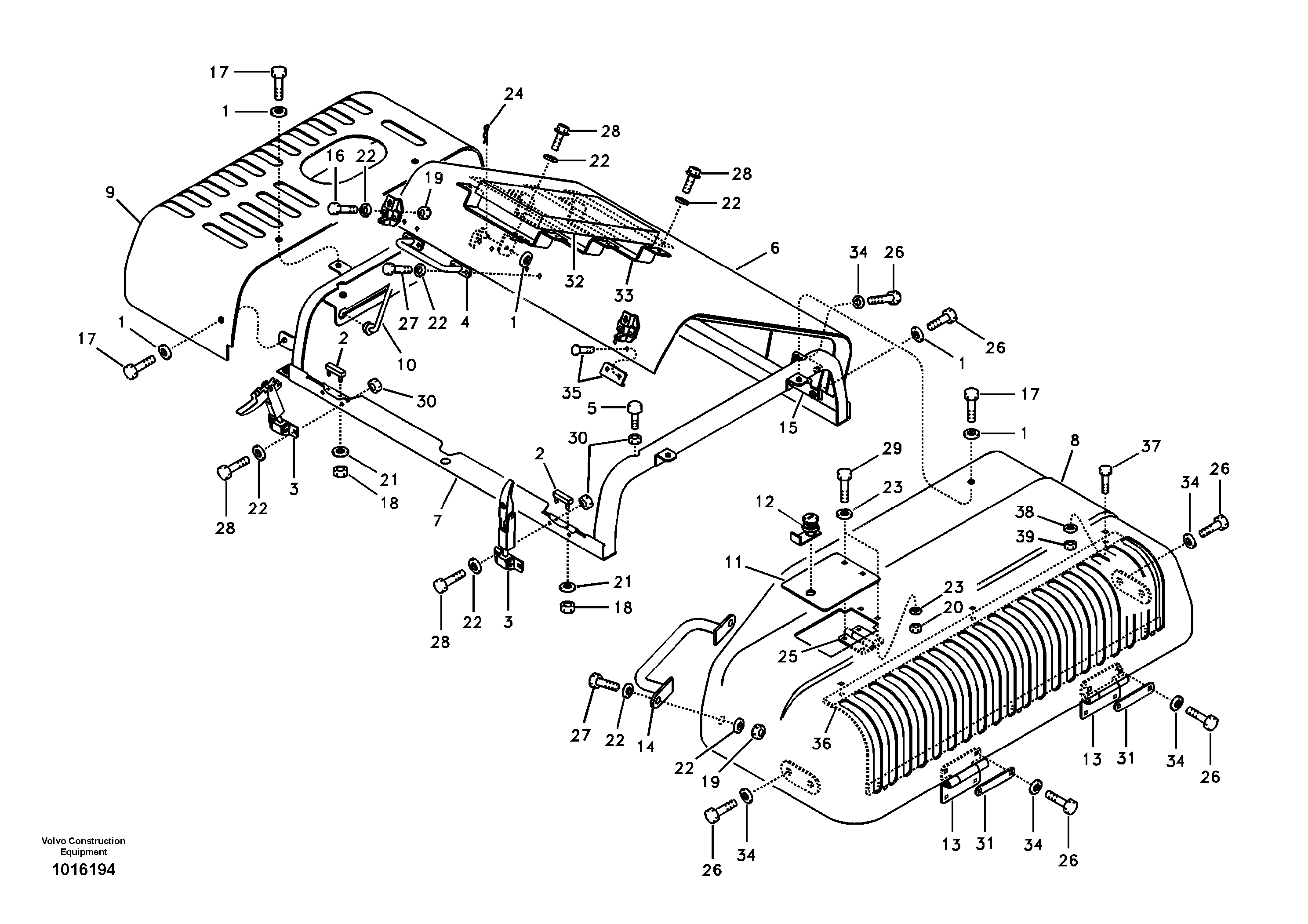 Frame VOE14533133 VOLVO