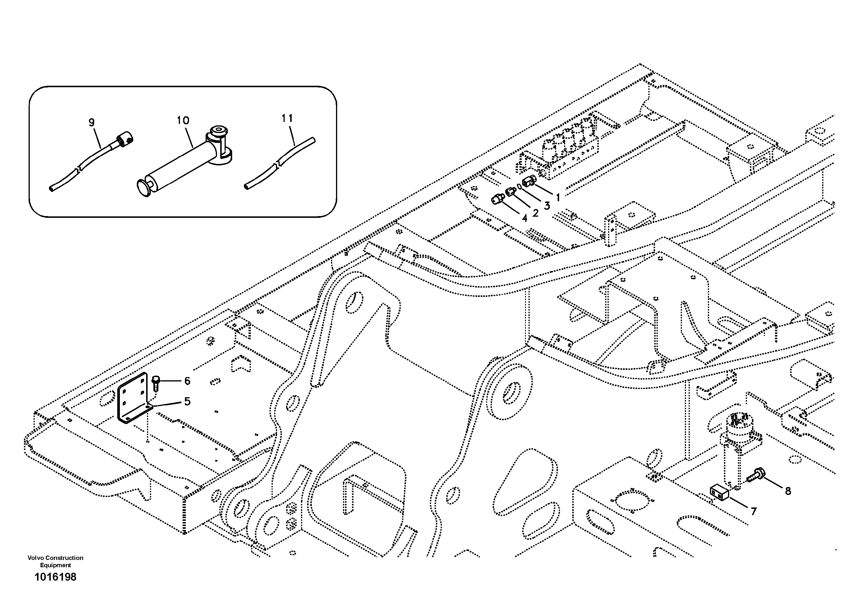 Rec.housing VOE14531699 VOLVO