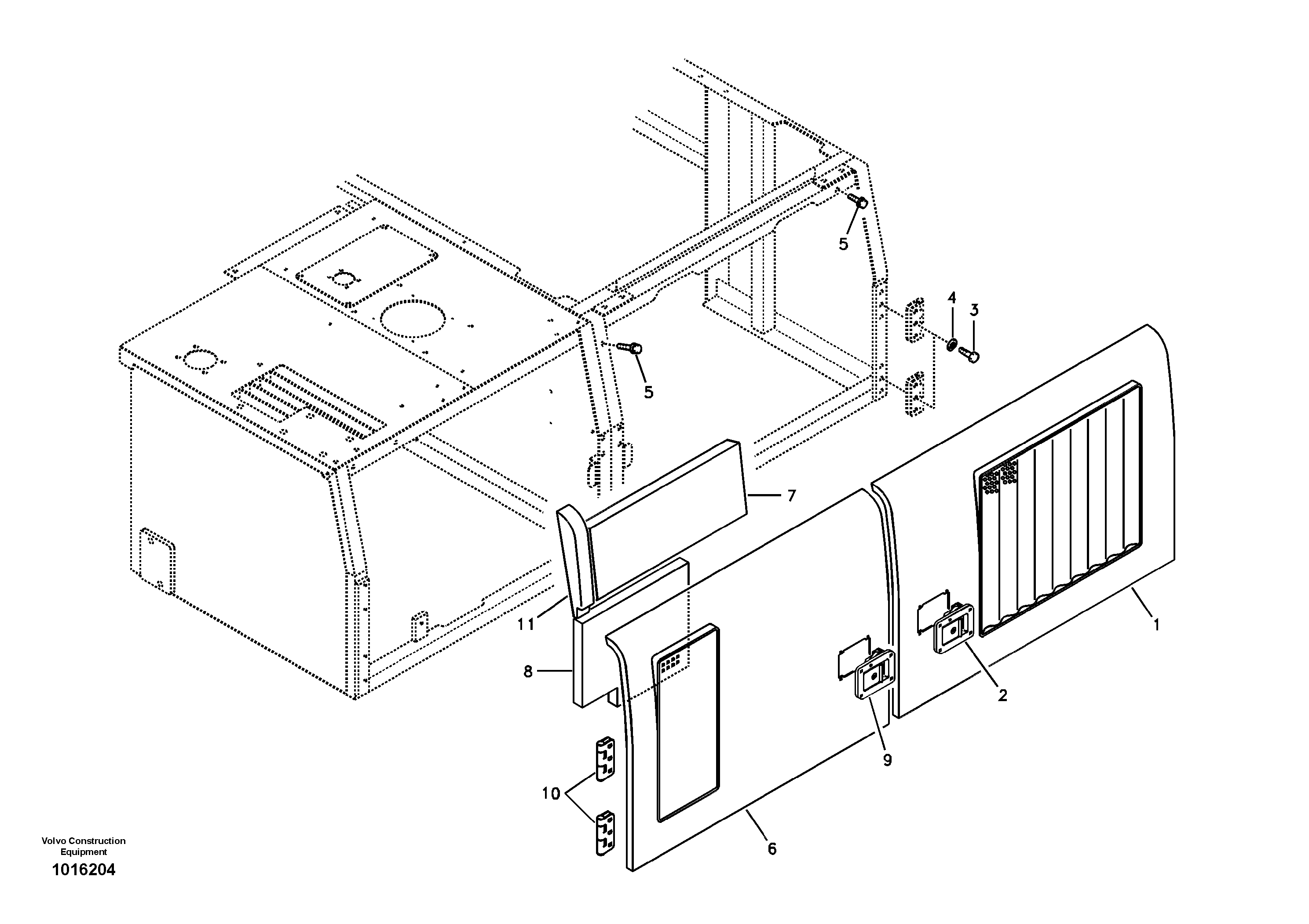 Edge Iron VOE14539255 VOLVO