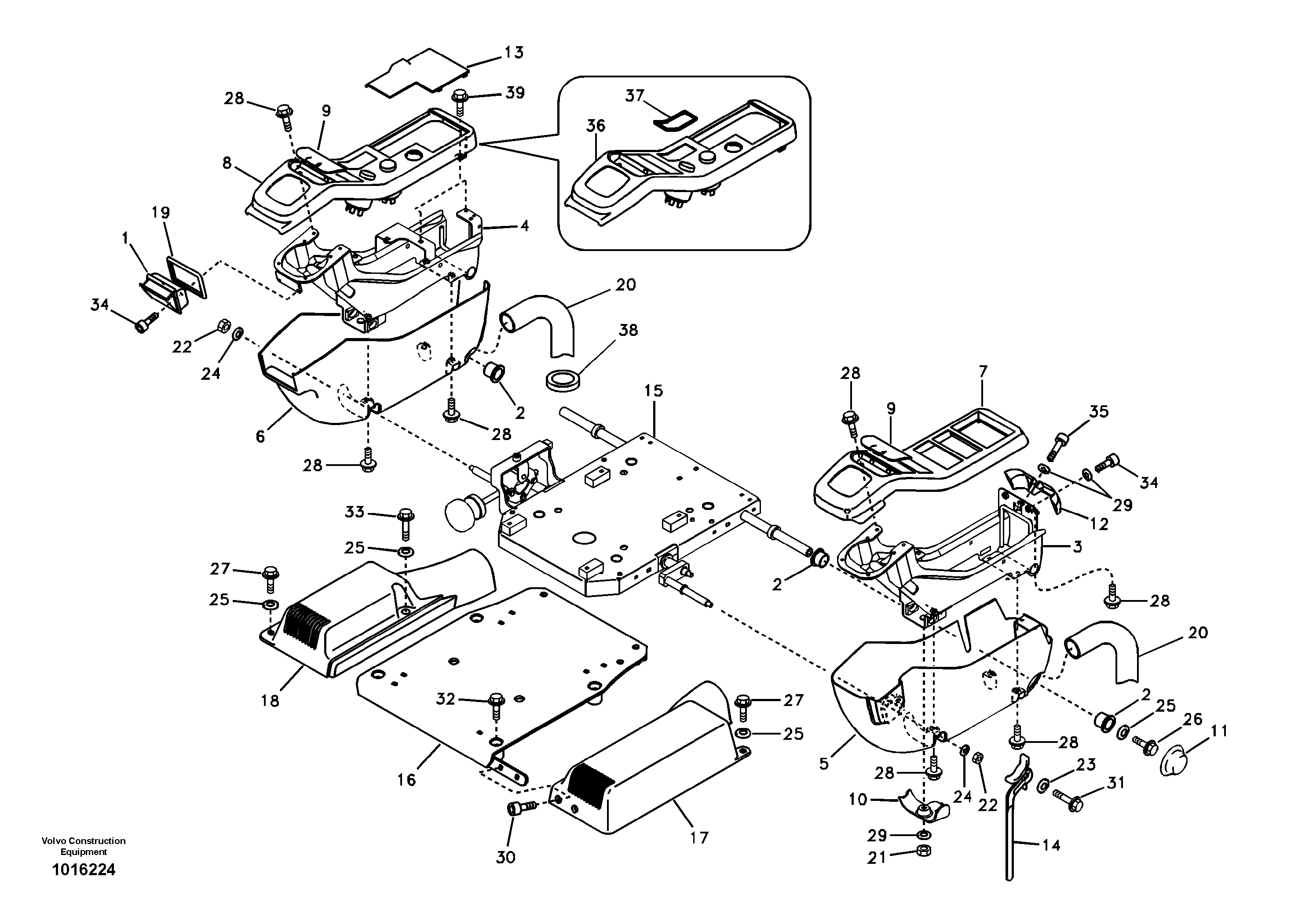 Cable harness,upper.s VOE14567680 VOLVO